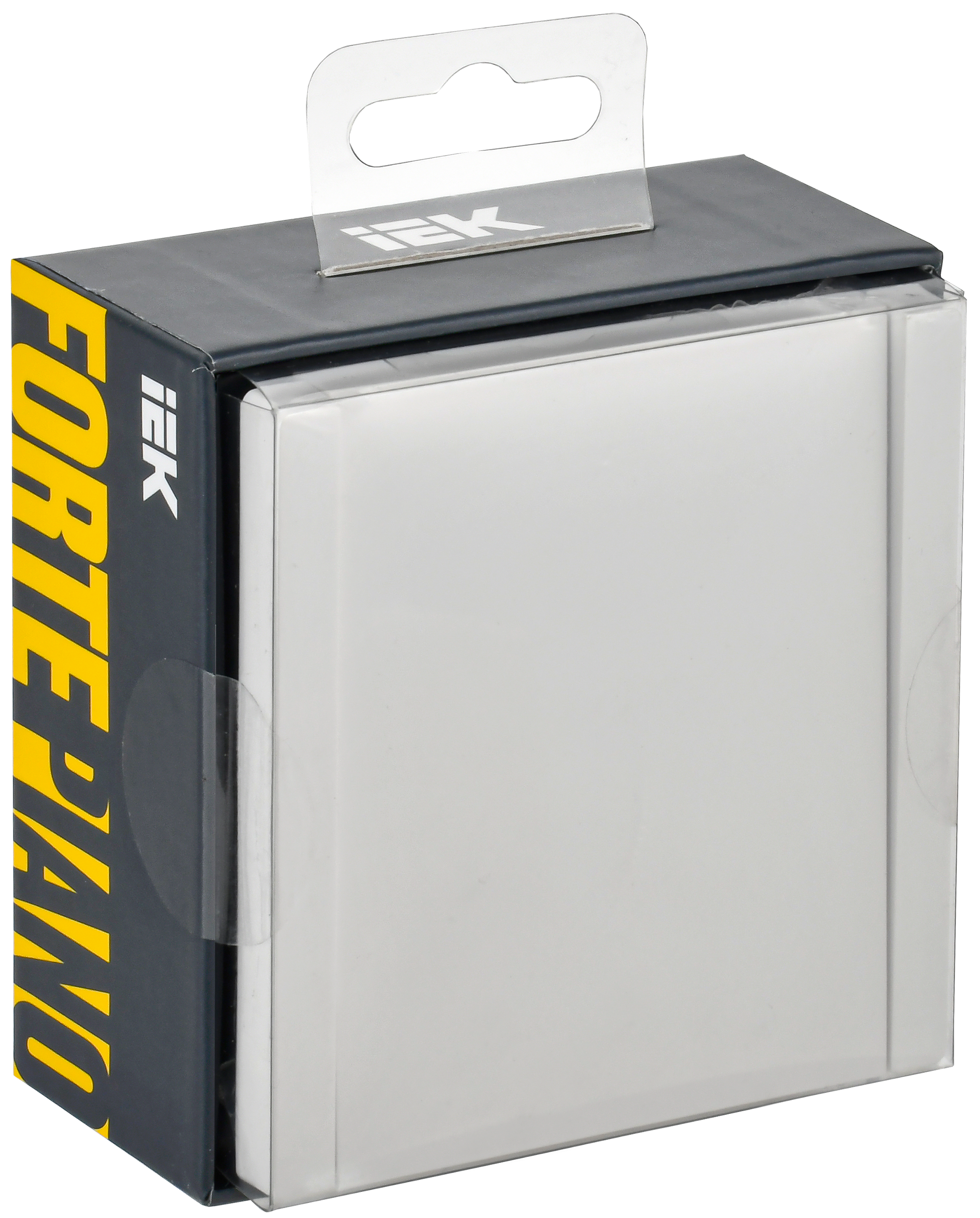 FORTE&PIANO Выключатель 1-клавишный самовозвратный 10А FP210 белый IEK