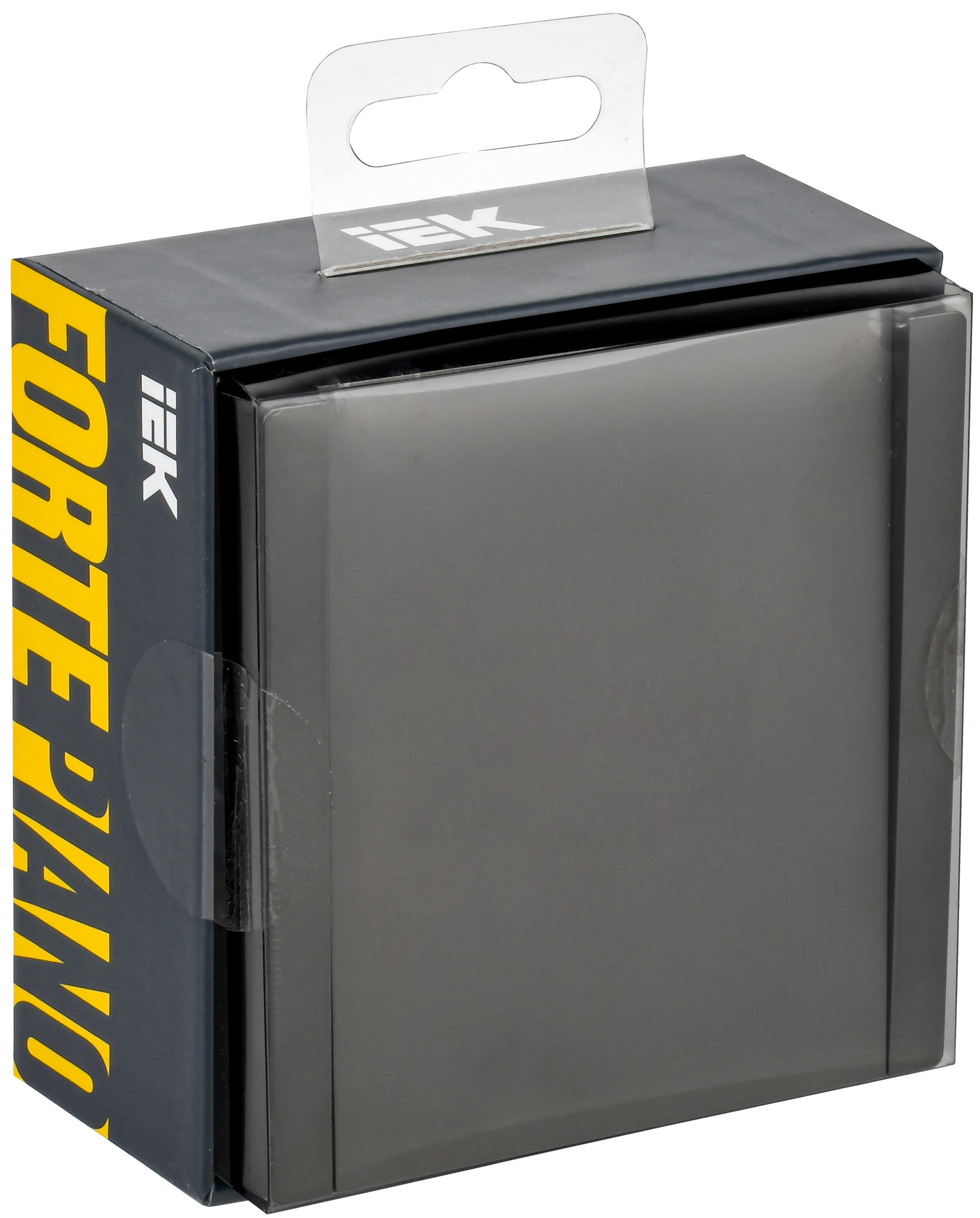 FORTE&PIANO Выключатель 1-клавишный самовозвратный 10А FP310 серый IEK