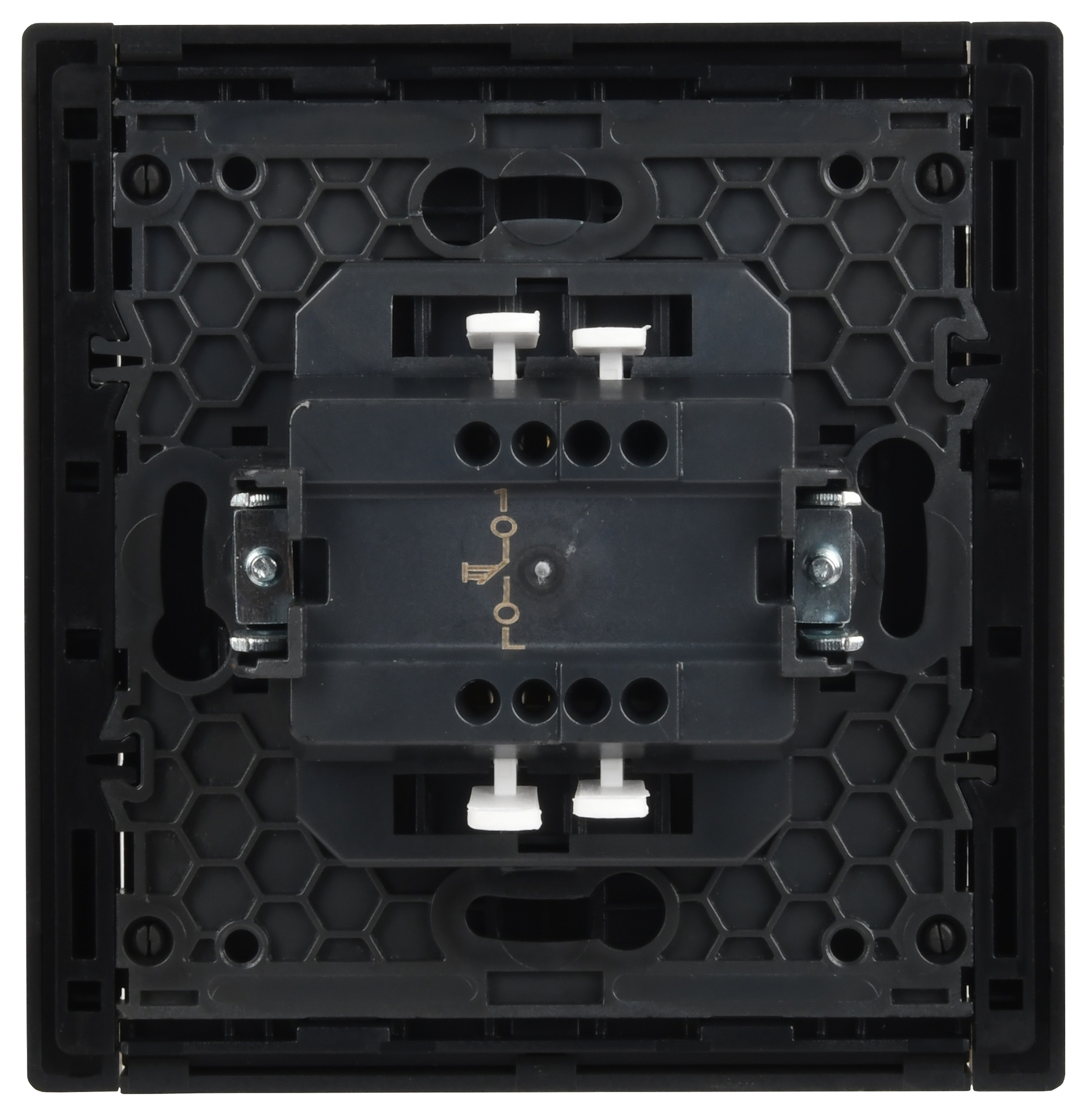 FORTE&PIANO Выключатель 1-клавишный самовозвратный 10А FP310 серый IEK