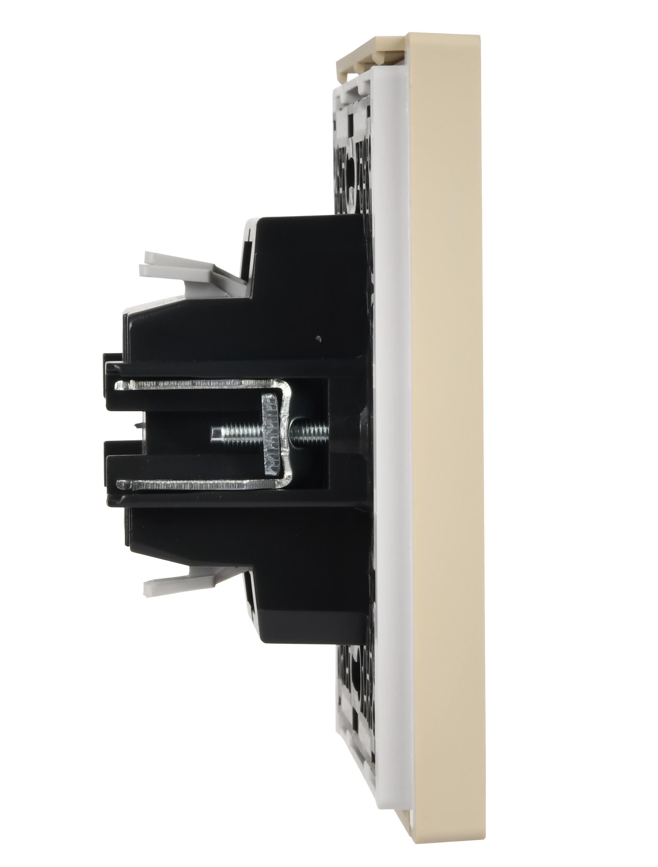 FORTE&PIANO Выключатель 1-клавишный самовозвратный 10А FP410 ваниль IEK