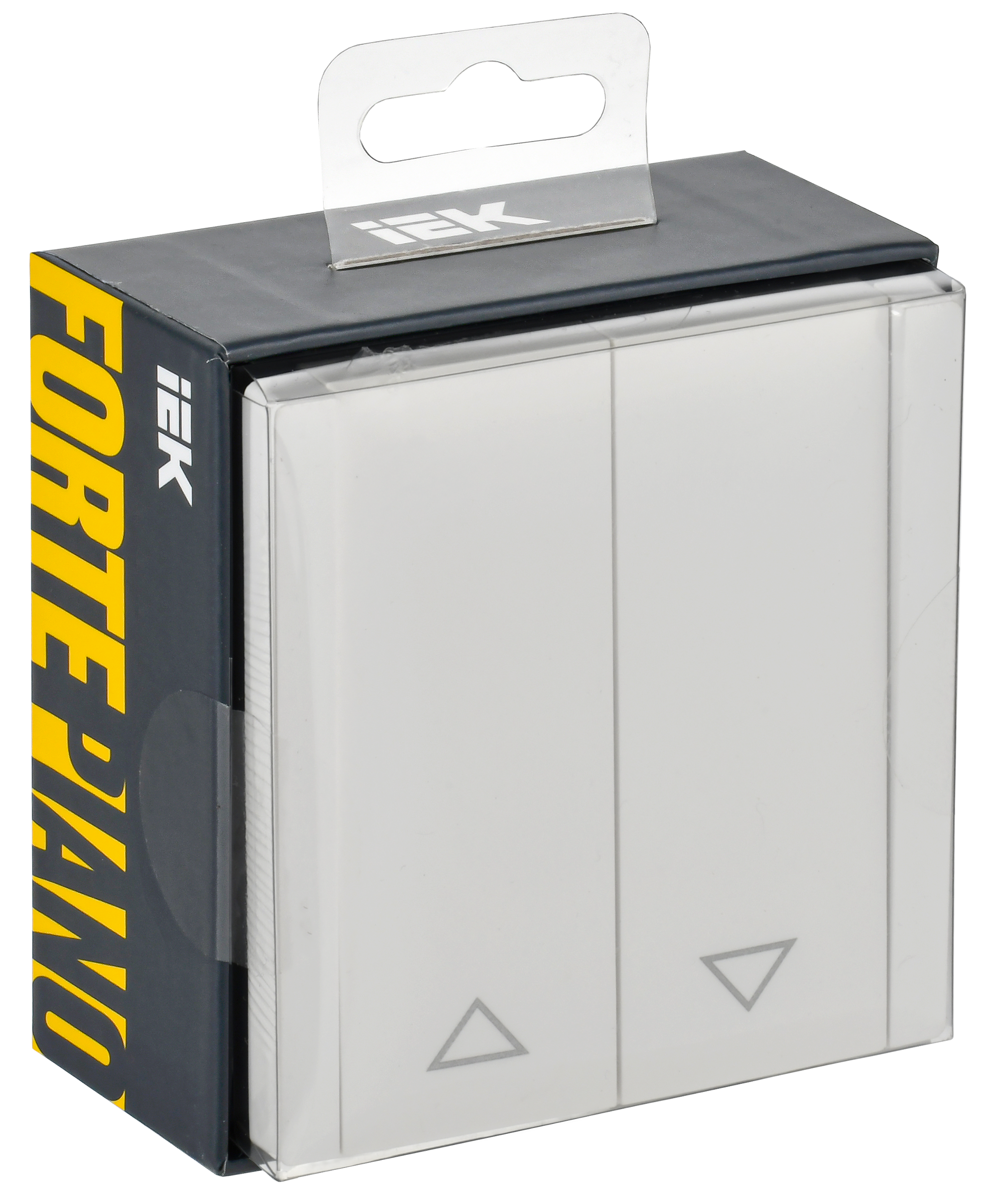 FORTE&PIANO Выключатель жалюзи 10А FP211 белый IEK