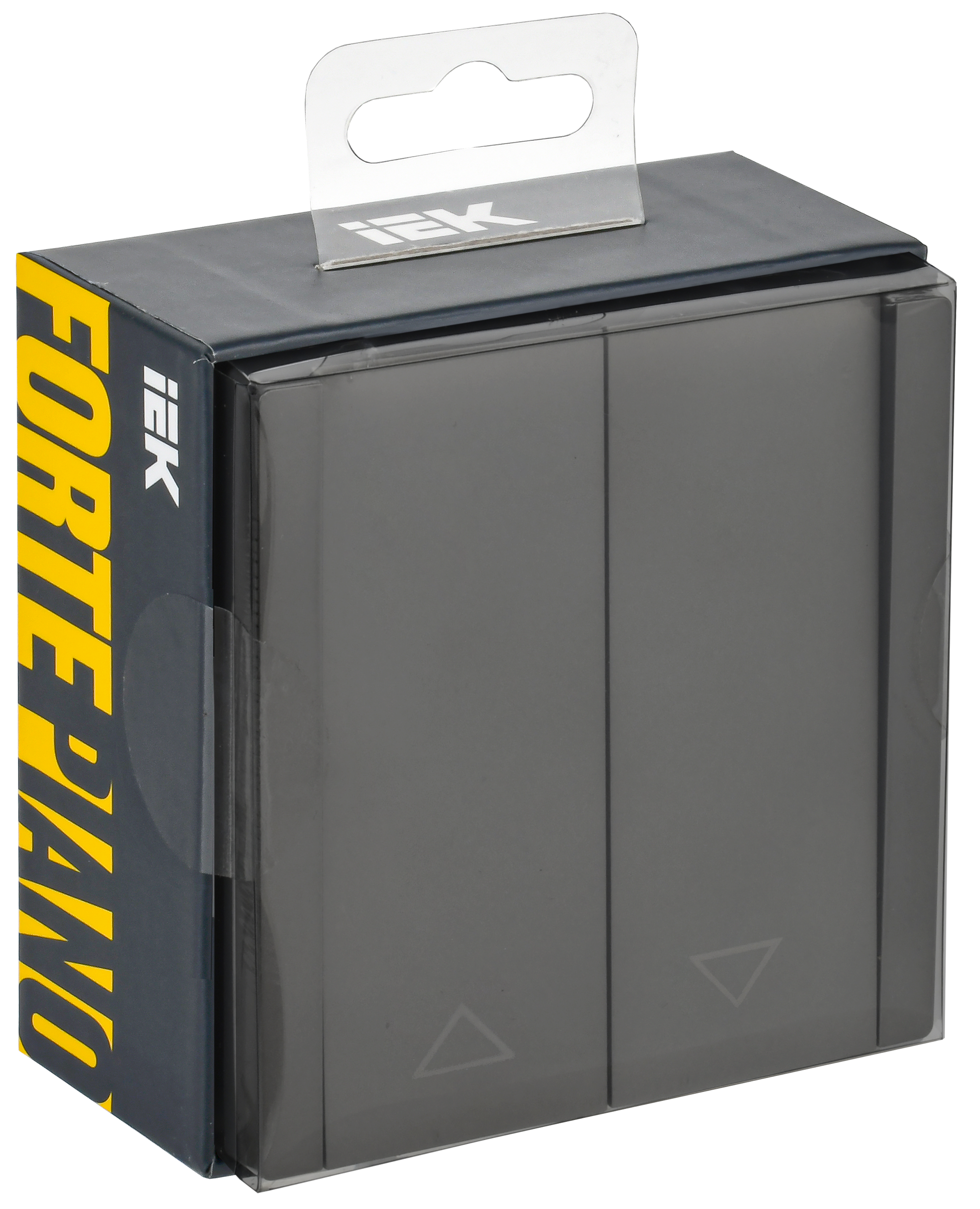 FORTE&PIANO Выключатель жалюзи 10А FP311 серый IEK