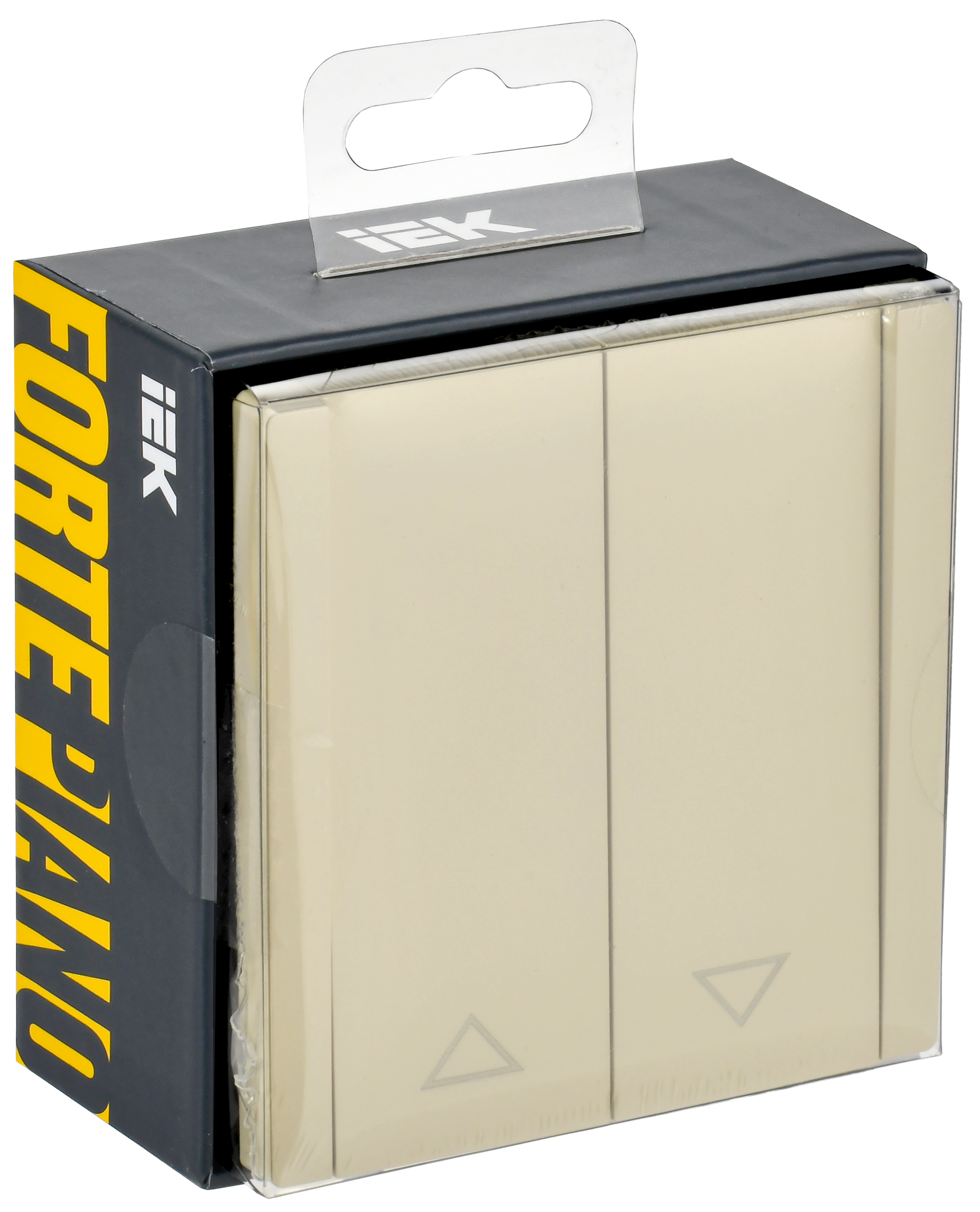 FORTE&PIANO Выключатель жалюзи 10А FP411 ваниль IEK