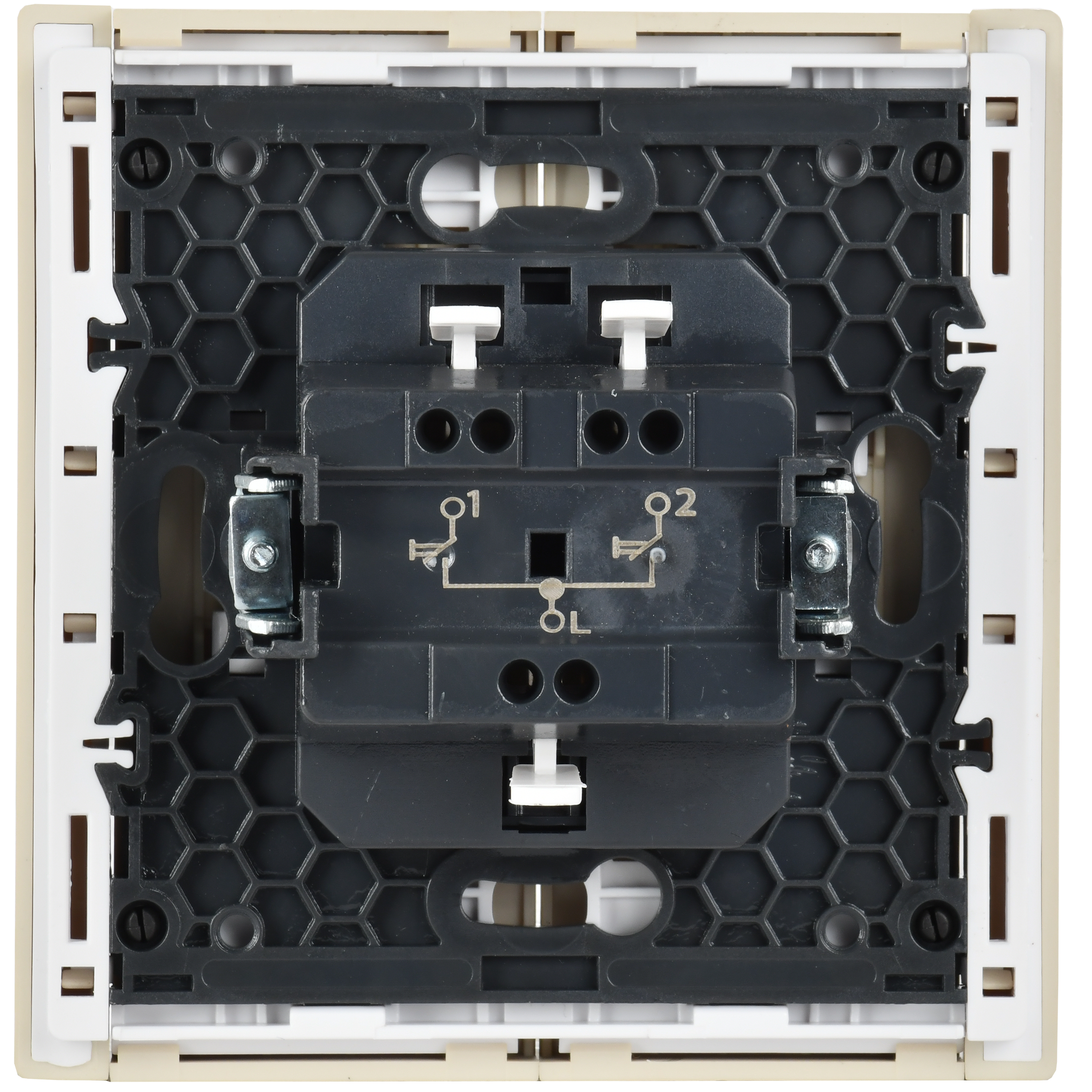 FORTE&PIANO Выключатель жалюзи 10А FP411 ваниль IEK