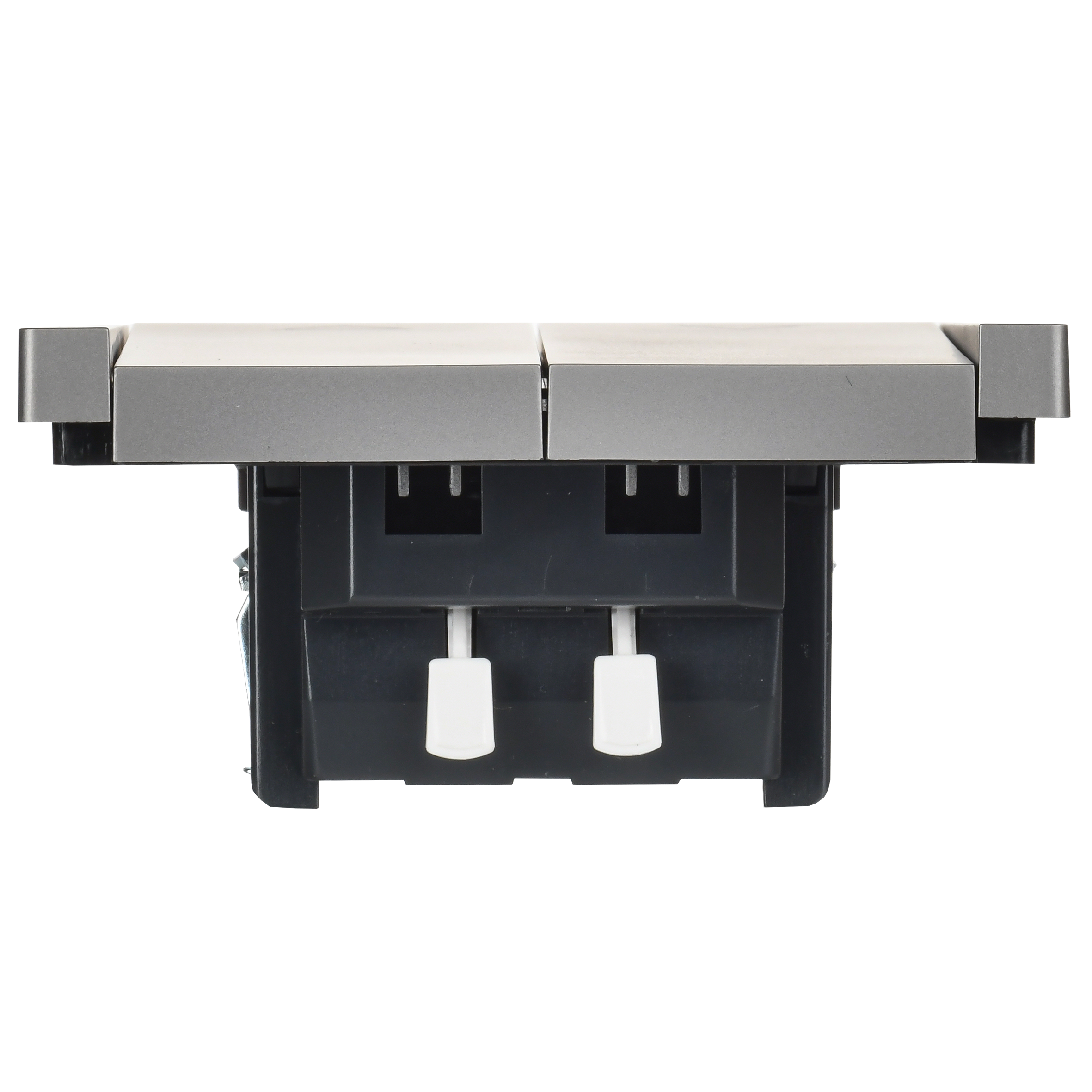 FORTE&PIANO Выключатель жалюзи 10А FP511 сталь IEK