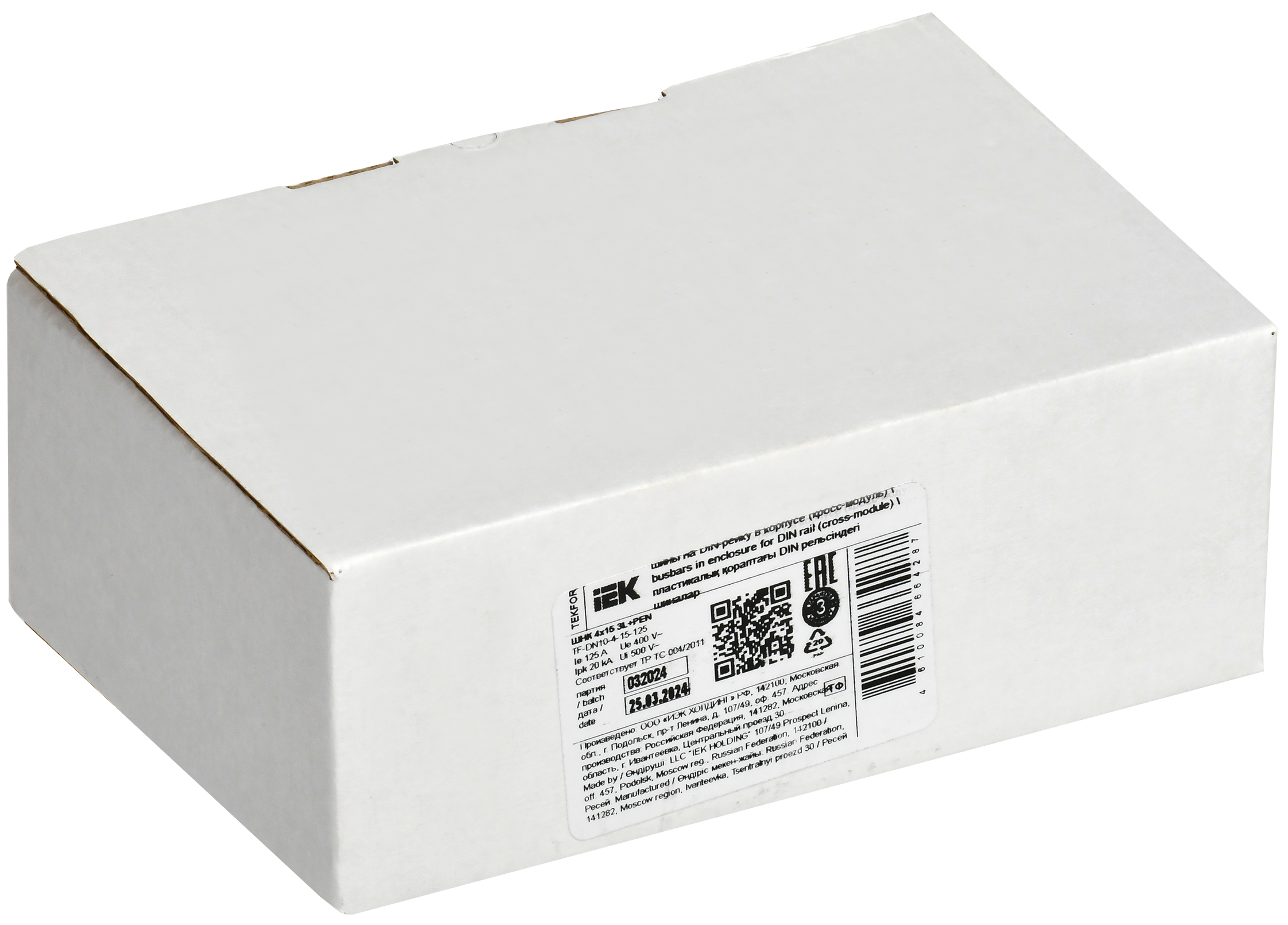 TEKFOR Шины на DIN-рейку (кросс-модуль) ШНК 4х15 3L+PEN IEK