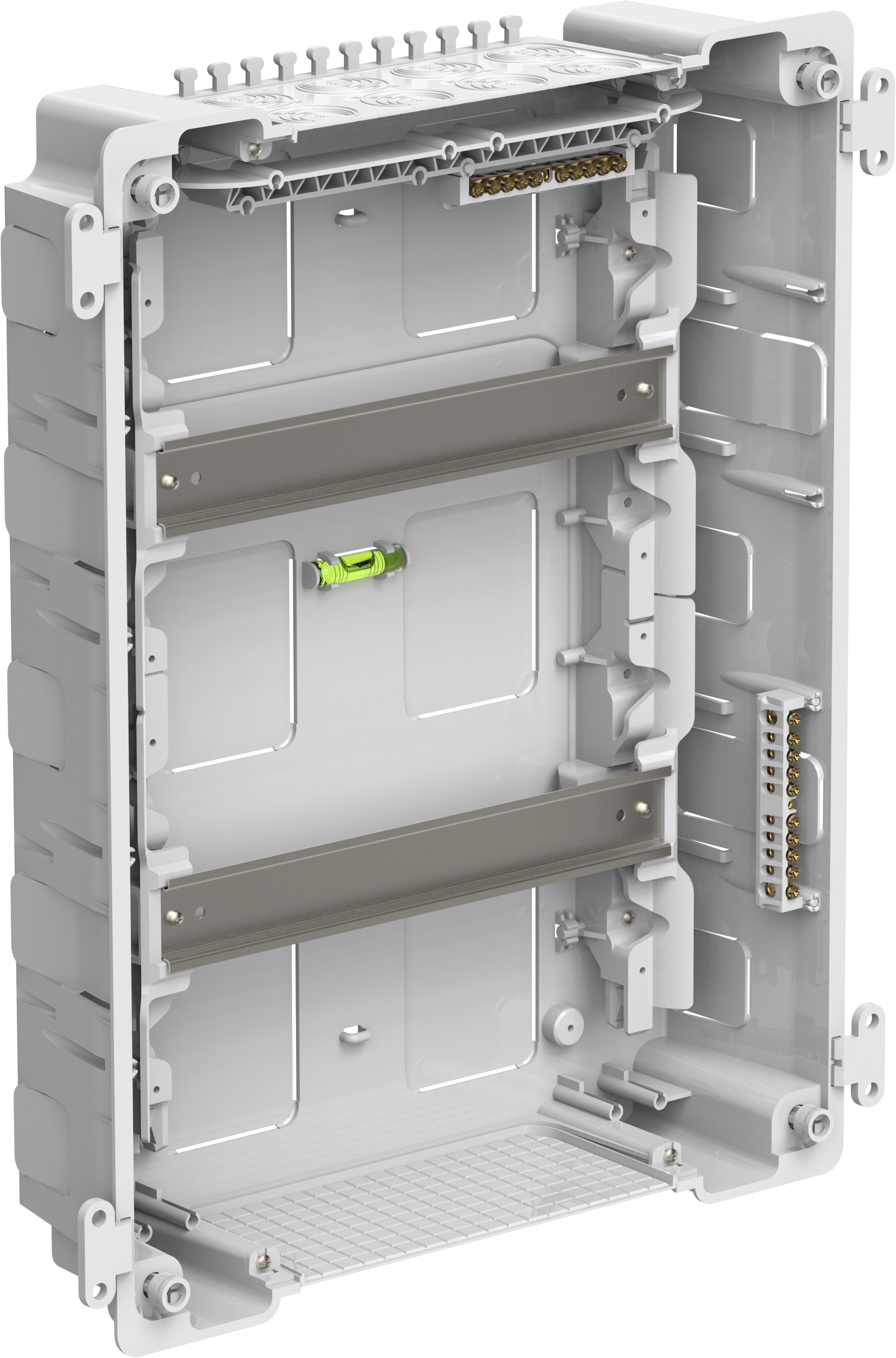 KREPTA Корпус пластиковый ЩРВ-П-24 белая дверь IP40 IEK