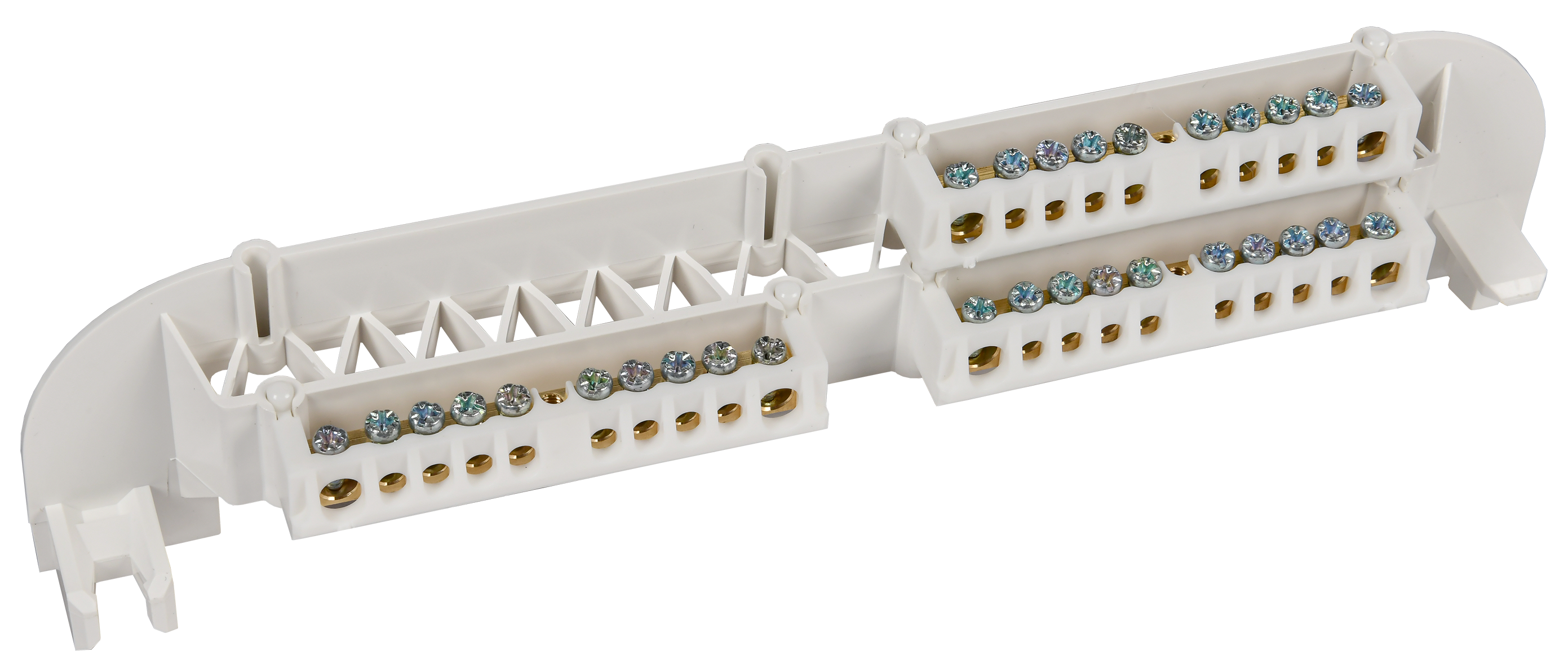 Суппорты для шин организованы на специальном кронштейне, который может быть частью монтажной рамы пр