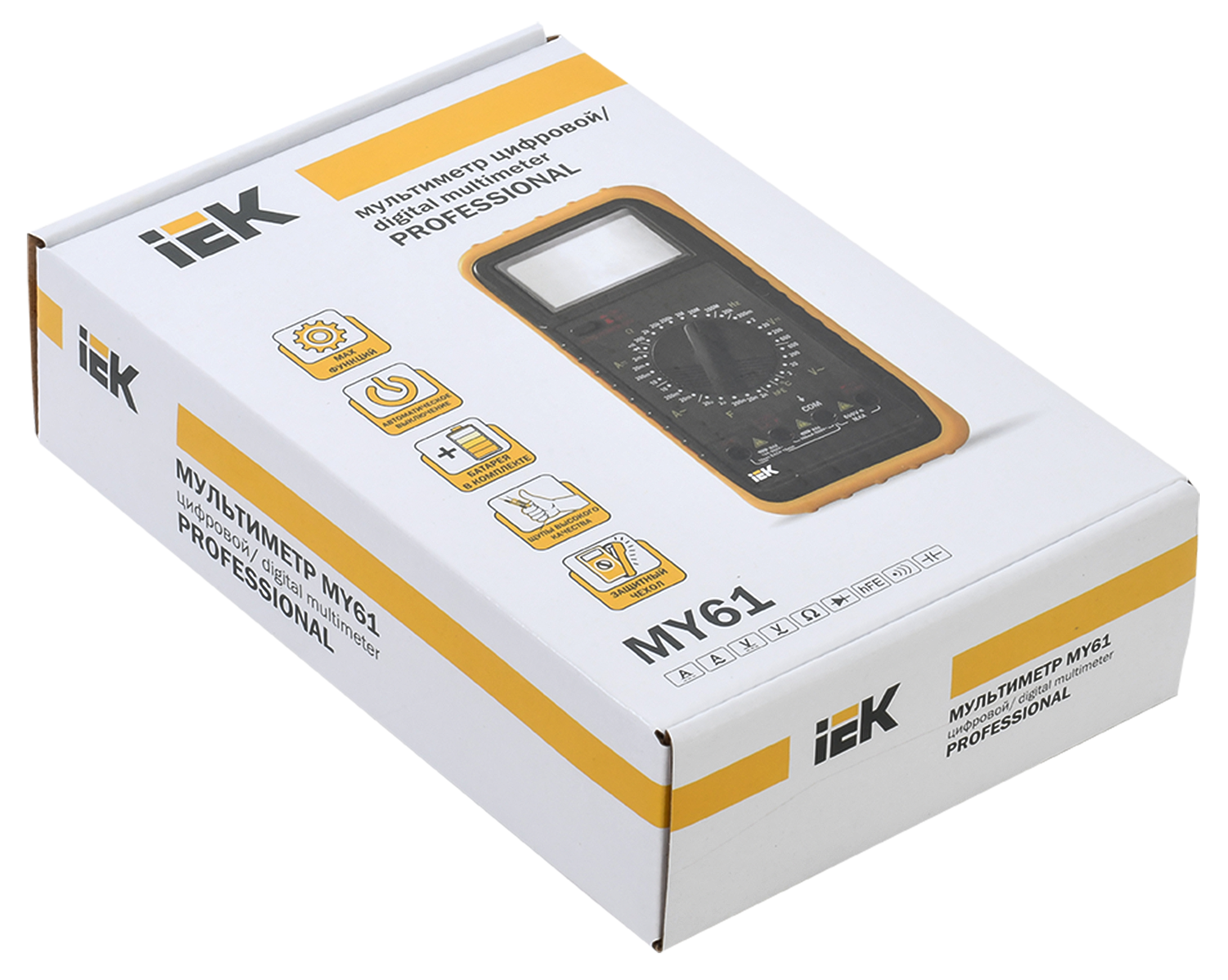 Мультиметр цифровой PROFESSIONAL MY61 IEK