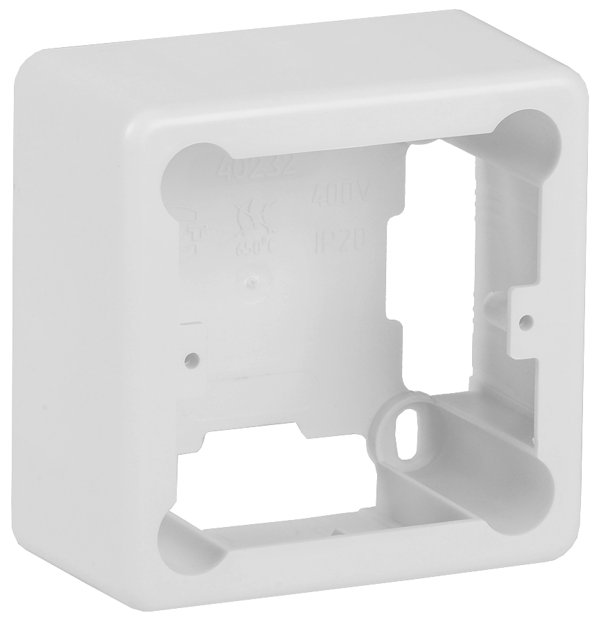 ELECOR Коробка универсальная КМКУ 85х85х42мм неразборная белая IEK