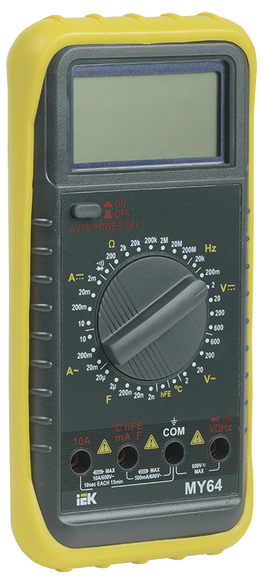 Мультиметр цифровой PROFESSIONAL MY64 IEK