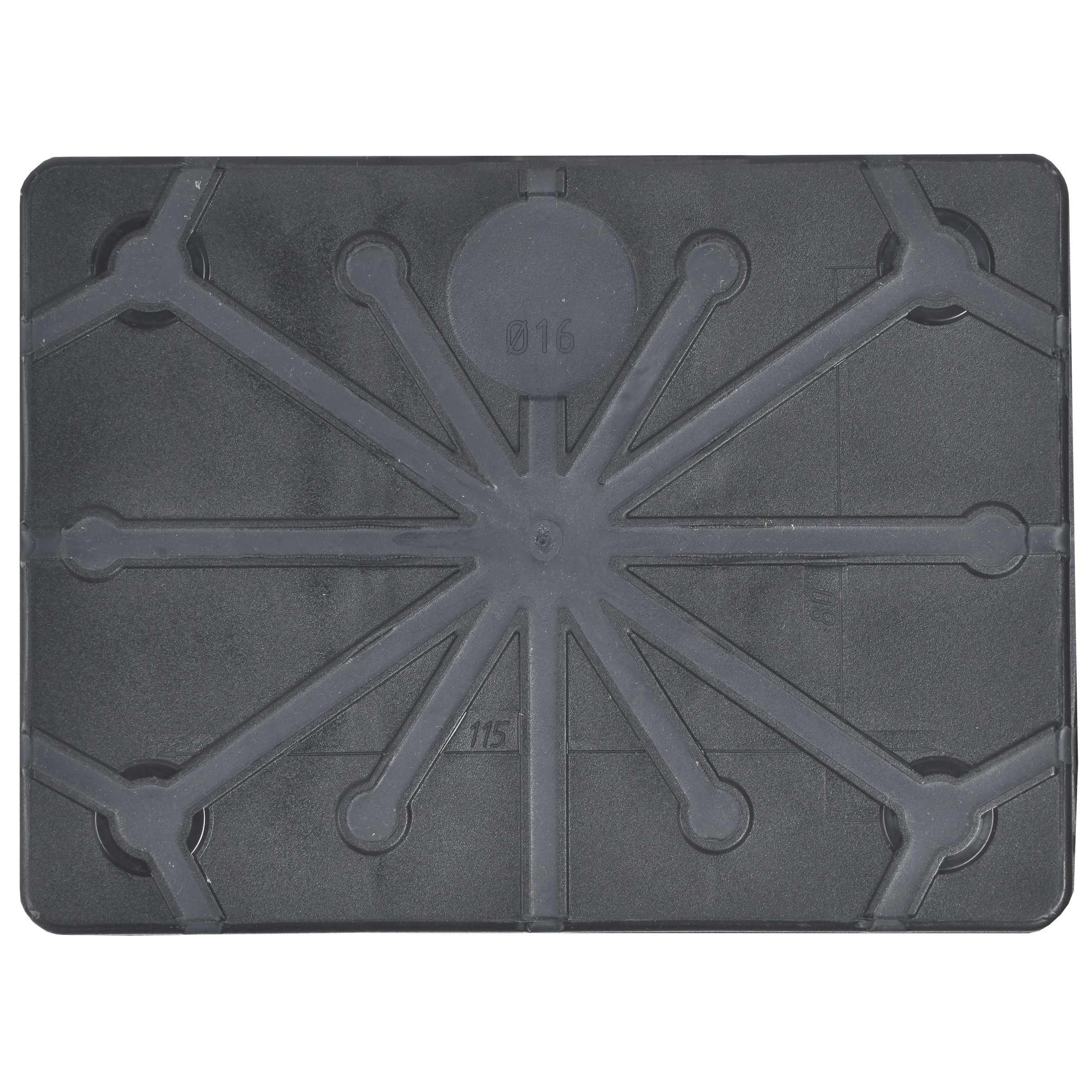 Коробка распаячная двухкомпонентная КМ42441 для открытой проводки безгалогенная (HF) 150х110х70мм IP67 10 вводов черная IEK