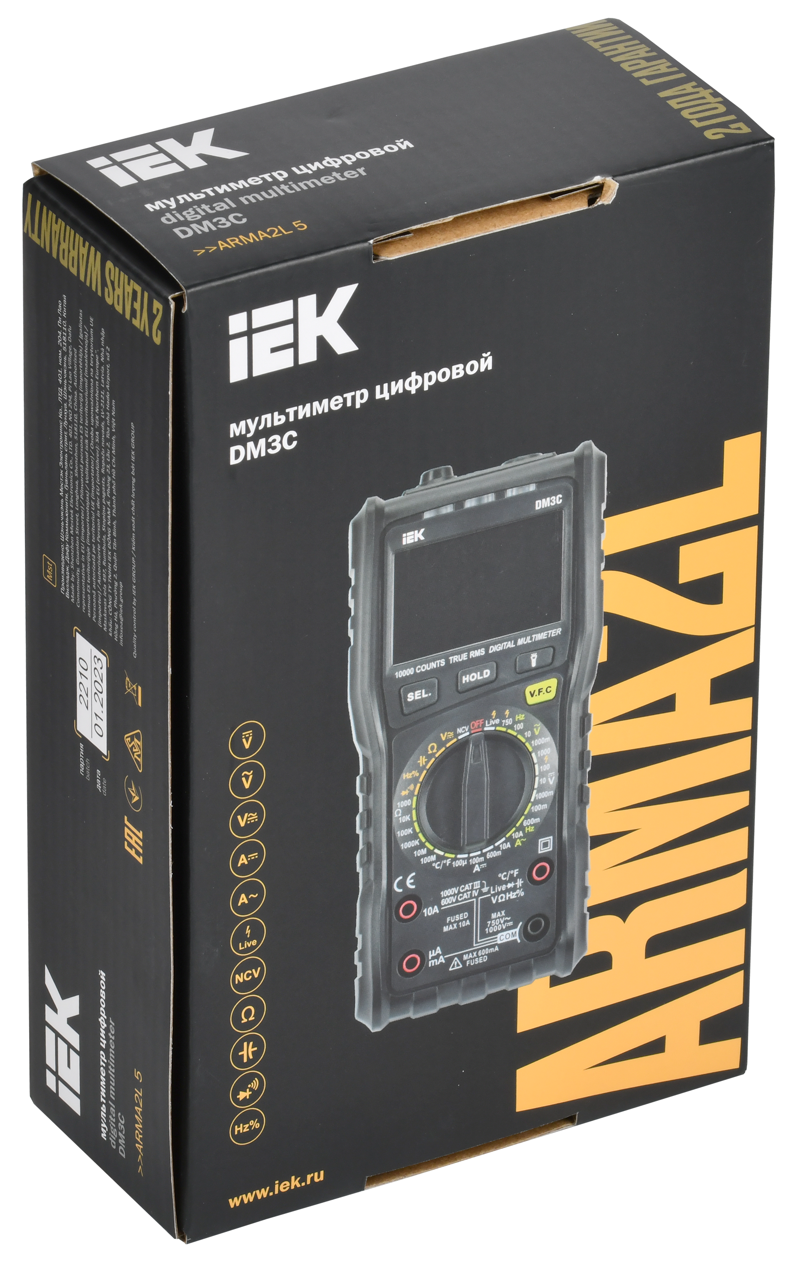 ARMA2L 5 Мультиметр цифровой DM3C IEK