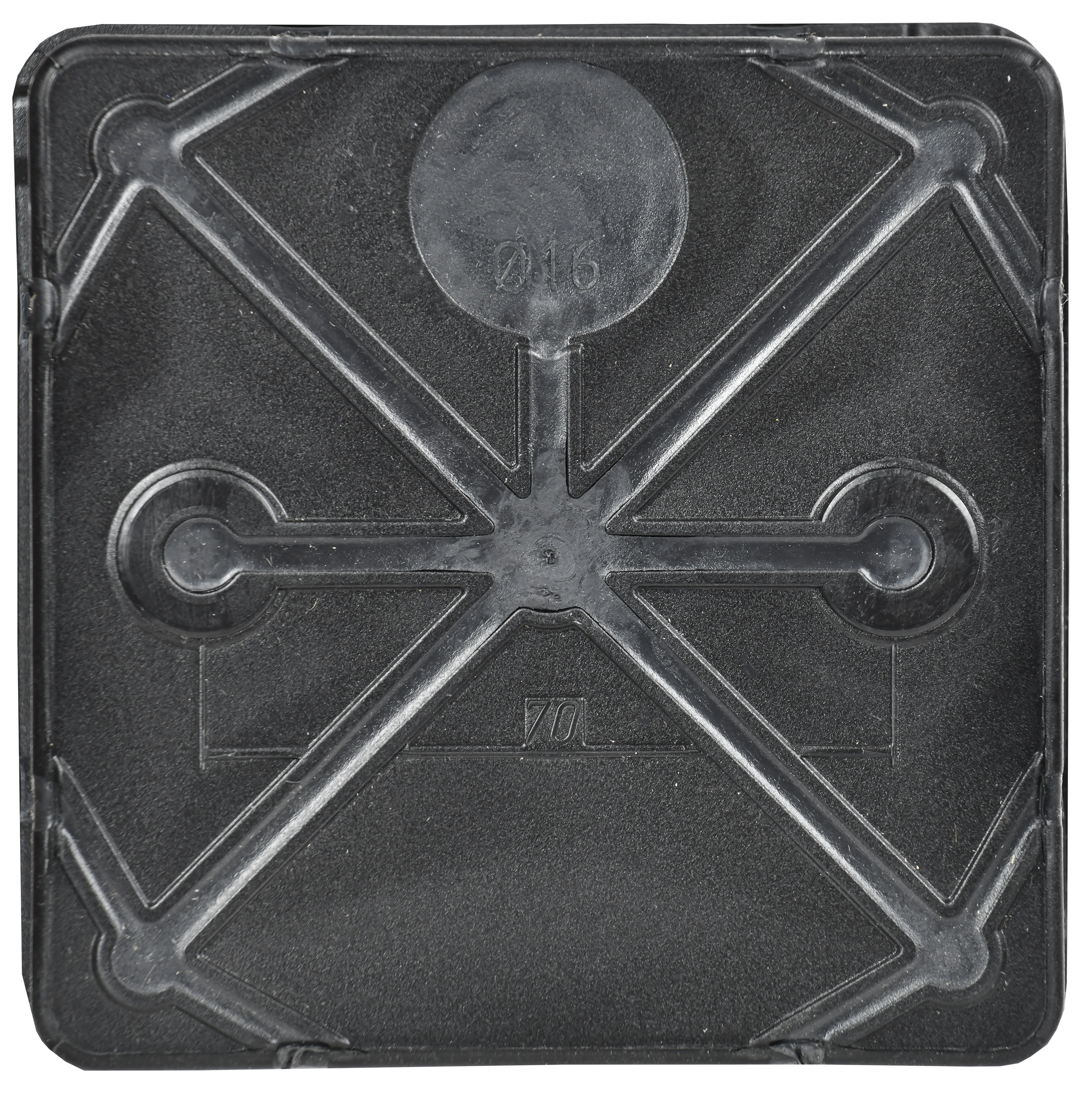 Коробка распаячная двухкомпонентная КМ42455 для открытой проводки безгалогенная (HF) 100х100х50мм IP67 8 вводов черная IEK