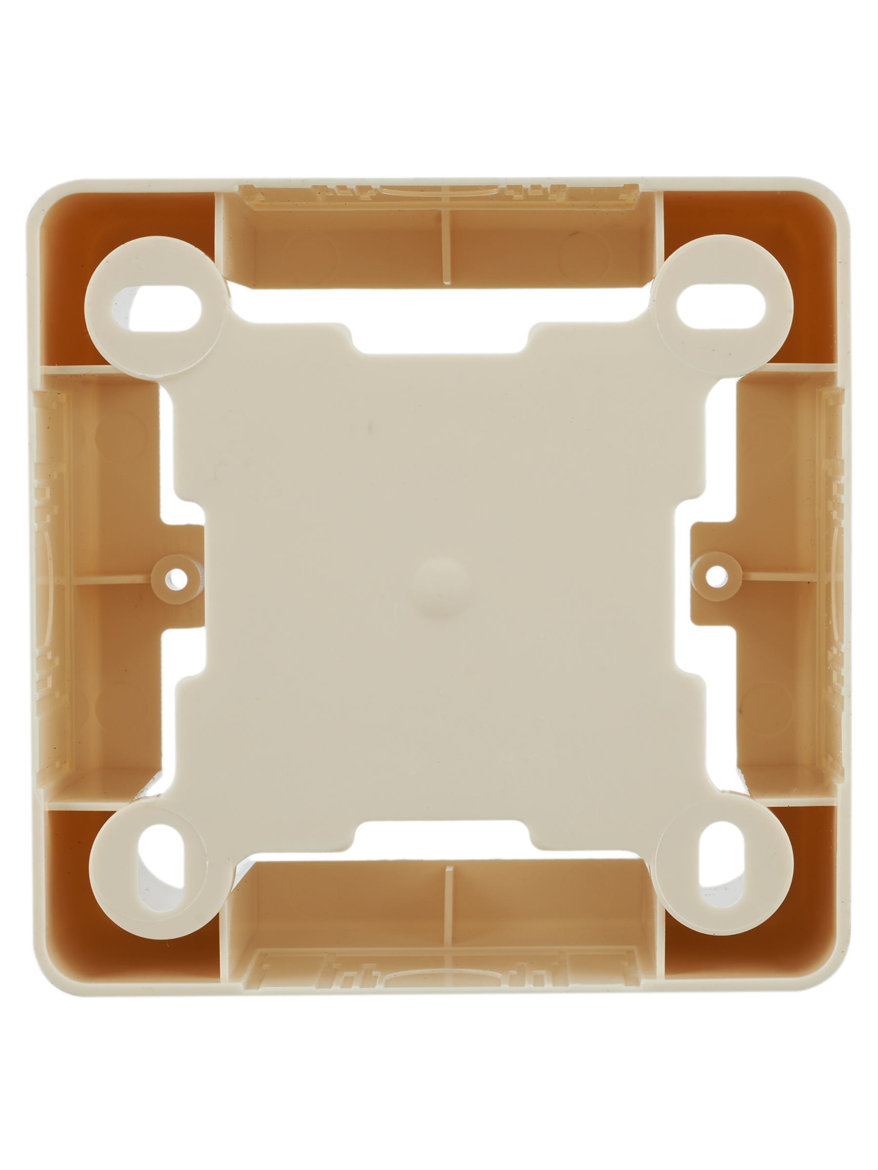 ELECOR Коробка универсальная КМКУ 85х85х42мм неразборная слоновая кость IEK