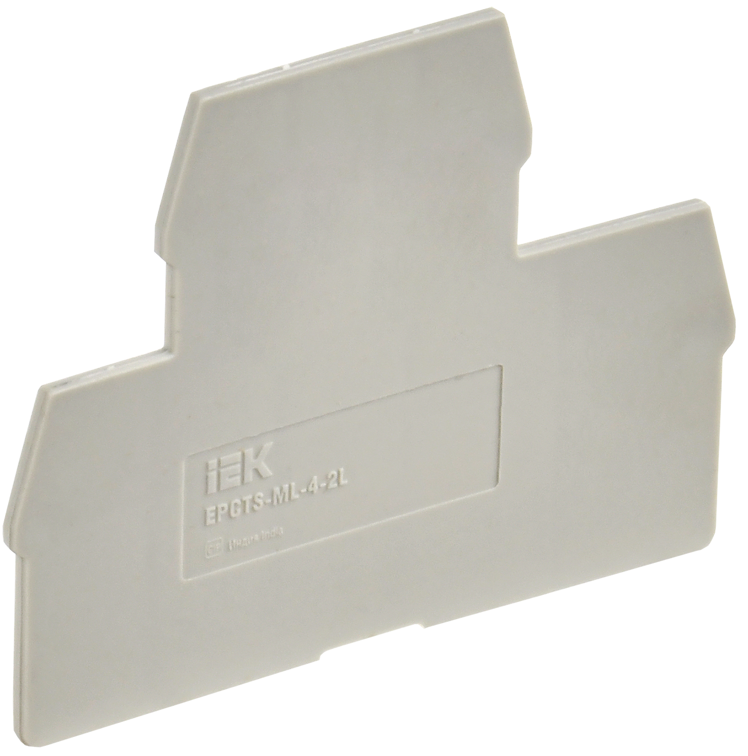 Заглушка для колодки клеммной CTS-ML двухуровневая 4мм2 серая IEK