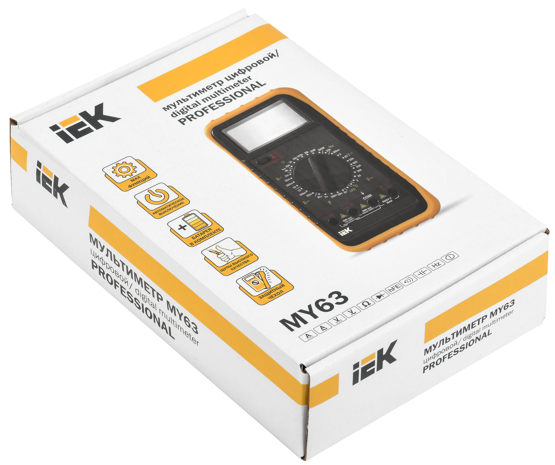 Мультиметр цифровой PROFESSIONAL MY63 IEK