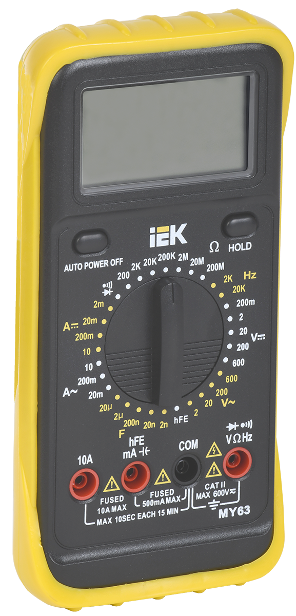 Мультиметр цифровой PROFESSIONAL MY63 IEK