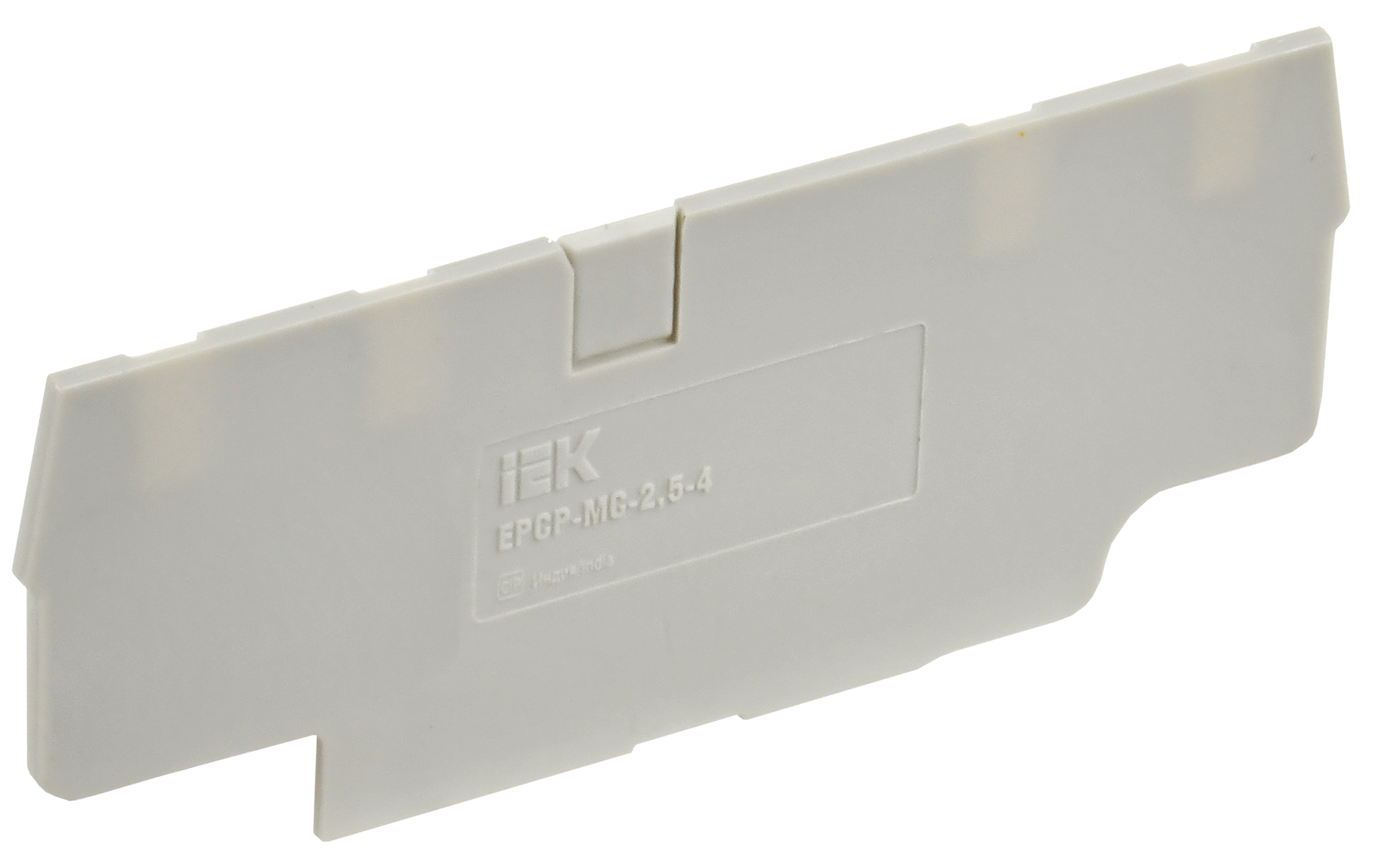 Заглушка для колодки клеммной CP-MC 4 вывода 2,5мм2 серая IEK