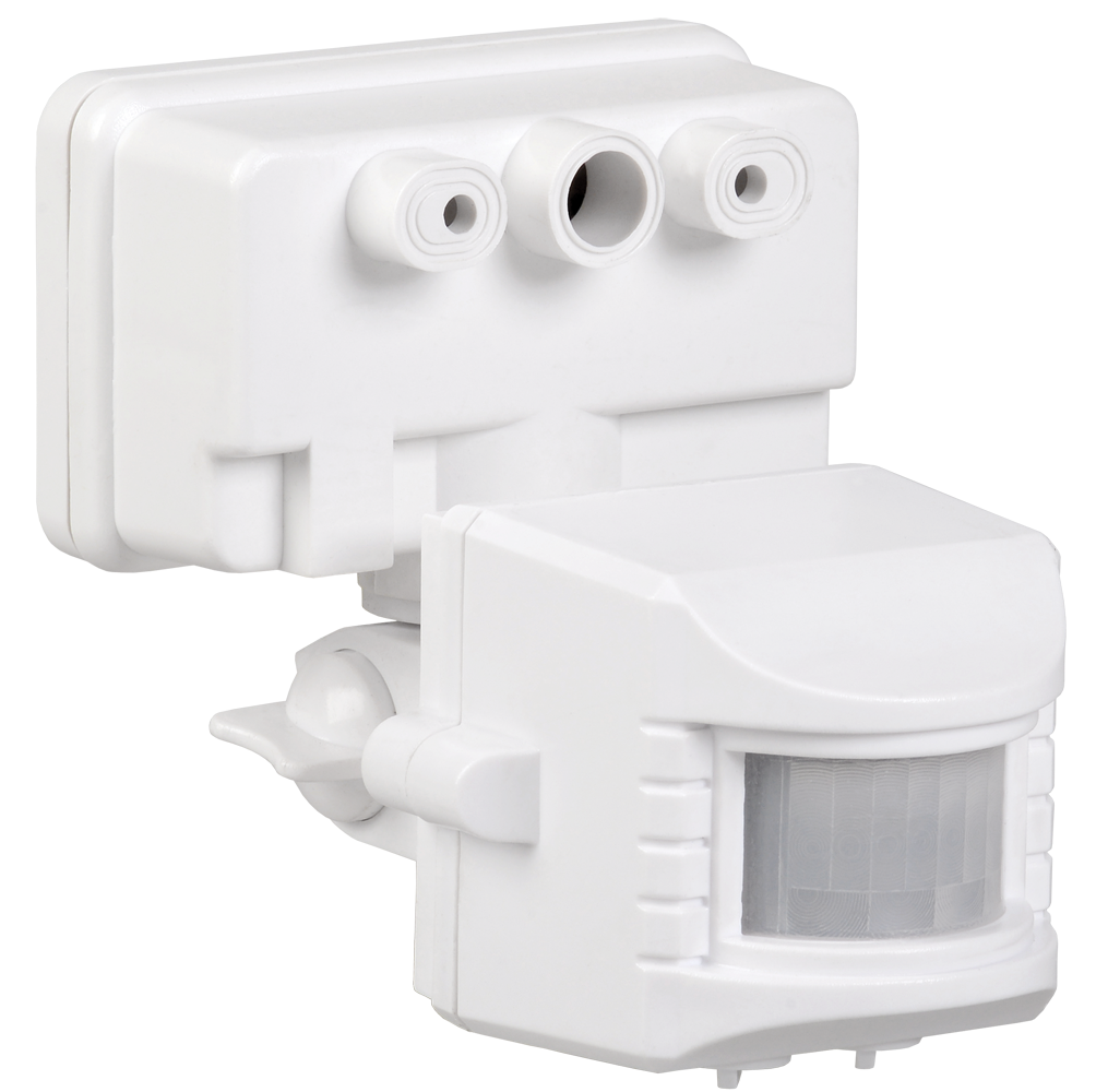 Датчик движения ДД-019 1100Вт 120град 12м IP44 белый IEK