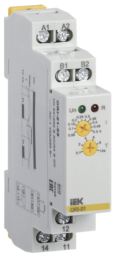 Реле контроля тока ORI 0,05-0,5А 24-240В AC/24В DC IEK