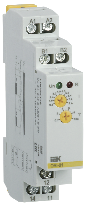 Реле контроля тока ORI 0,8-8А 24-240В AC/24В DC IEK
