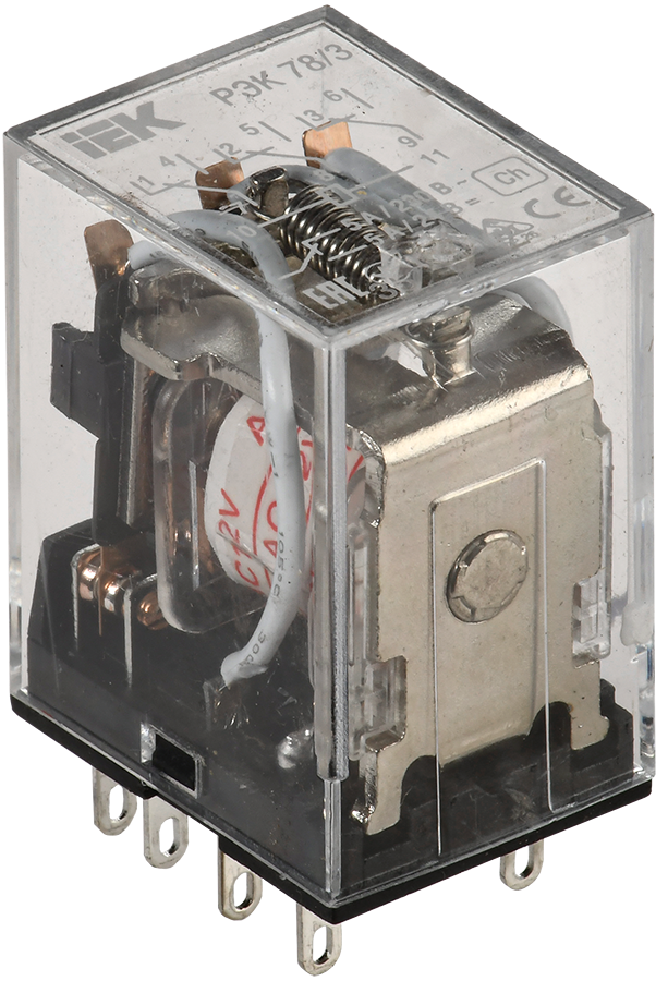 Реле РЭК78/3(MY3) 5А 12В AC IEK