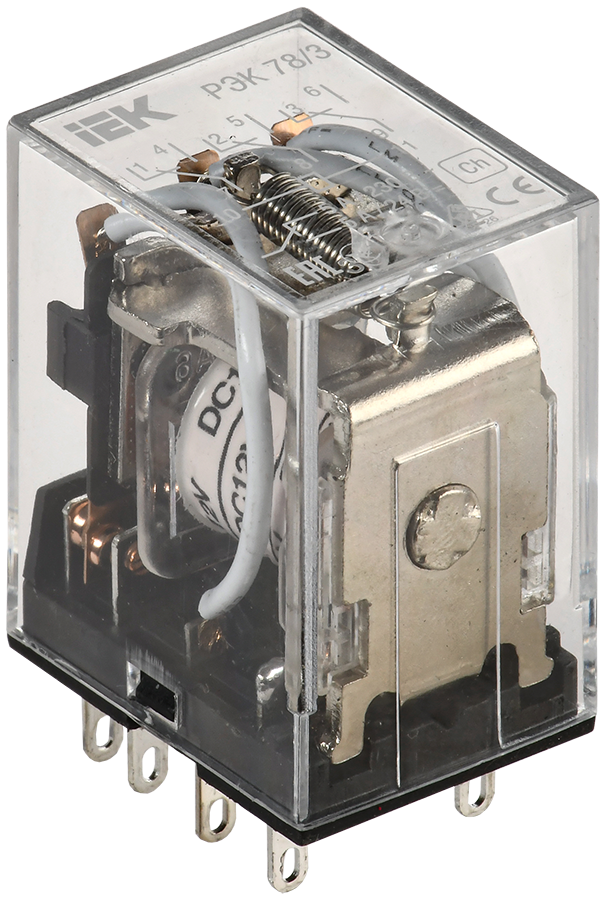 Реле РЭК78/3(MY3) 5А 12В DC IEK