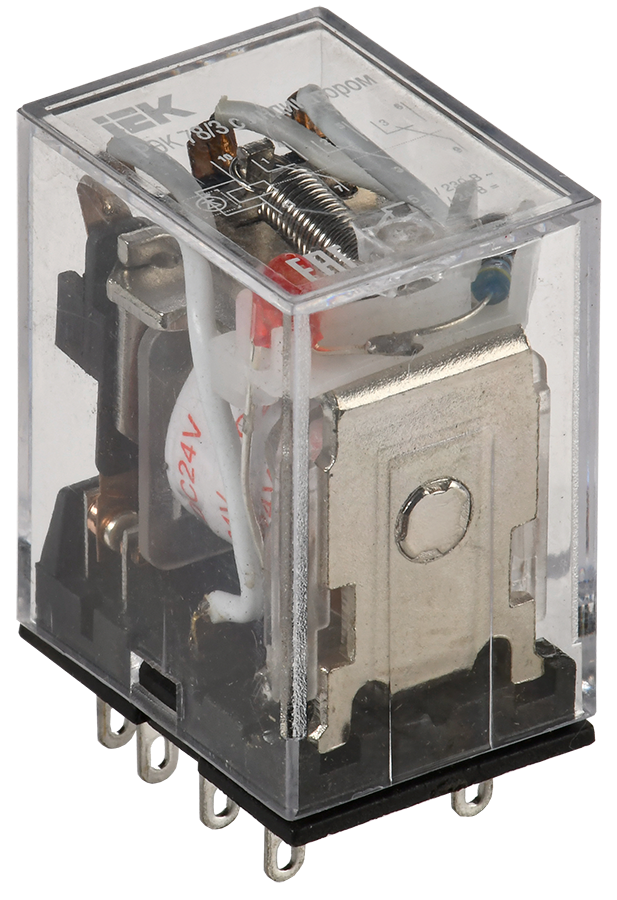 Реле РЭК78/3(MY3) с индикацией 5А 24В DC IEK