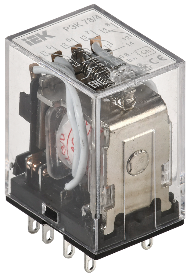 Реле РЭК78/4(MY4) 3А 24В AC IEK