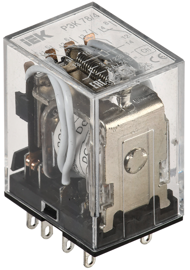 Реле РЭК78/4(MY4) 3А 24В DC IEK