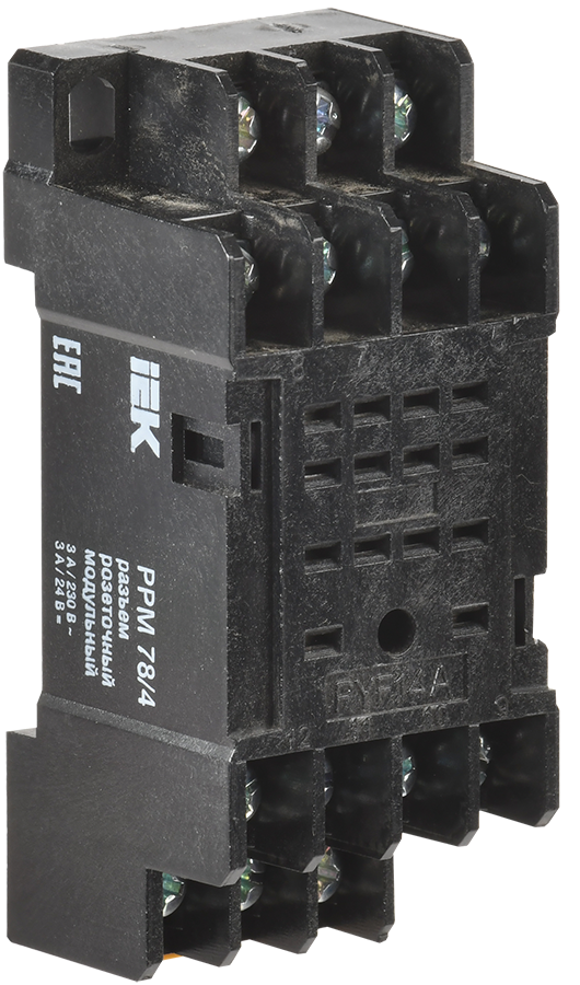 Разъем РРМ78/4(PYF14A) для РЭК78/4(MY4) модульный IEK