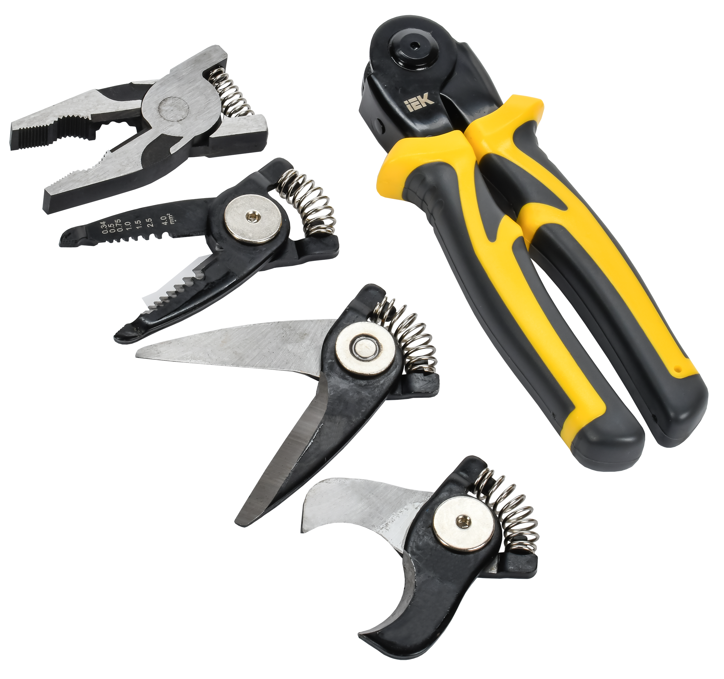 ARMA2L 3 Многофункциональные пассатижи с насадками 4в1 K1 IEK