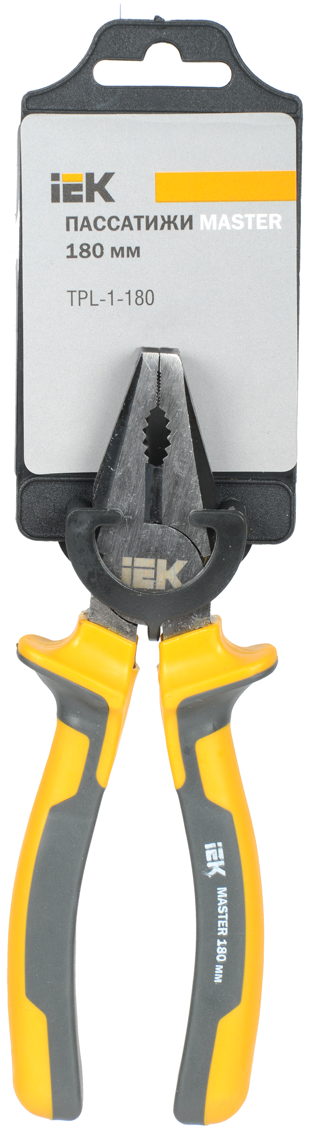 Пассатижи MASTER 180мм IEK