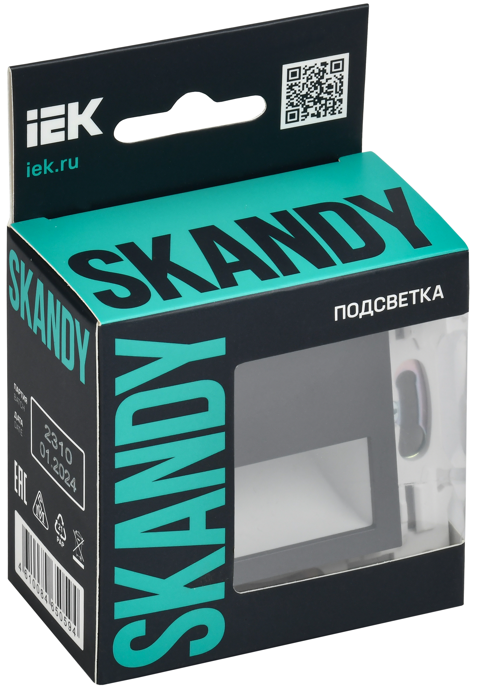 SKANDY Подсветка LED встраиваемая SK-L01T титан IEK