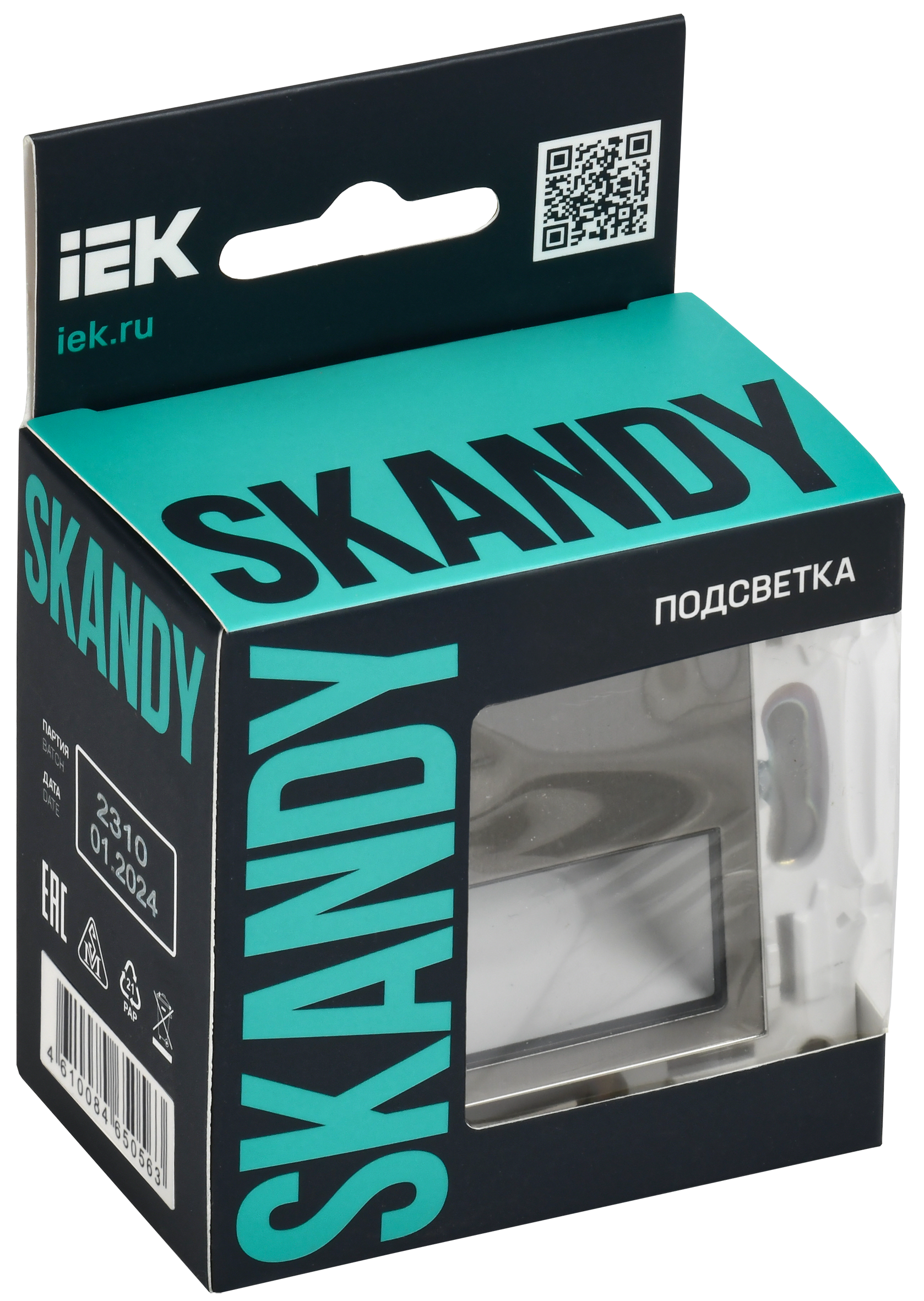 SKANDY Подсветка LED встраиваемая SK-L01N металл никель IEK