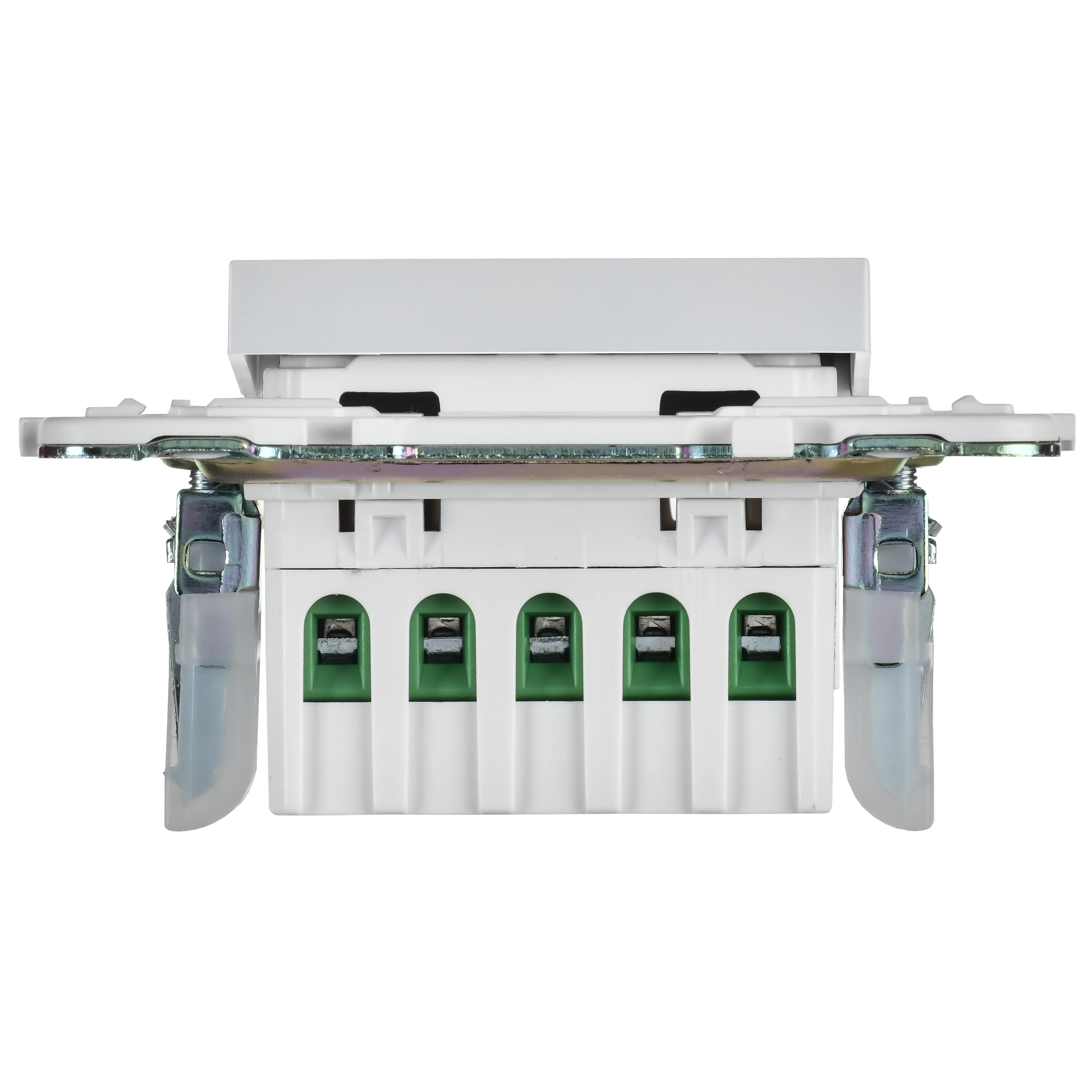 SKANDY Кнопка звонка с индикацией для отелей 10А SK-V17W арктический белый IEK