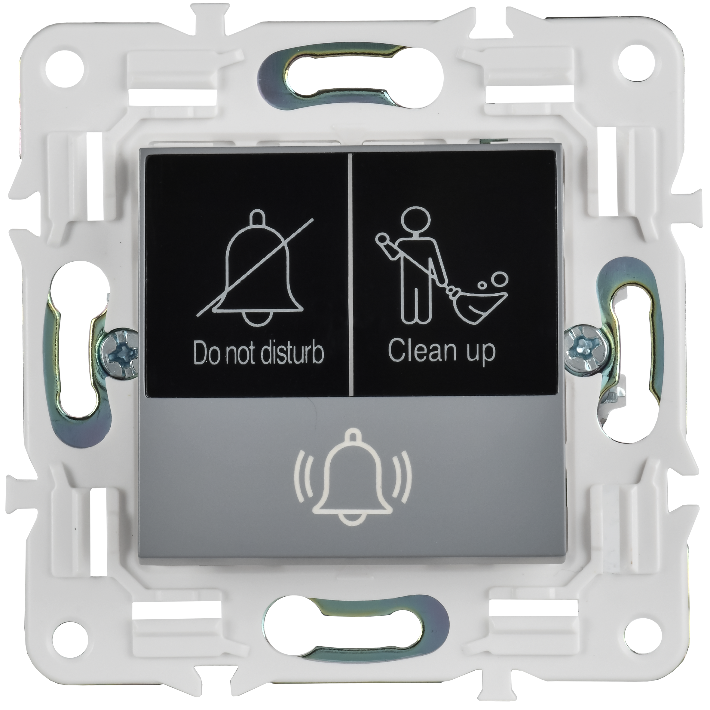 SKANDY Кнопка звонка с индикацией для отелей 10А SK-V17Gr серый IEK