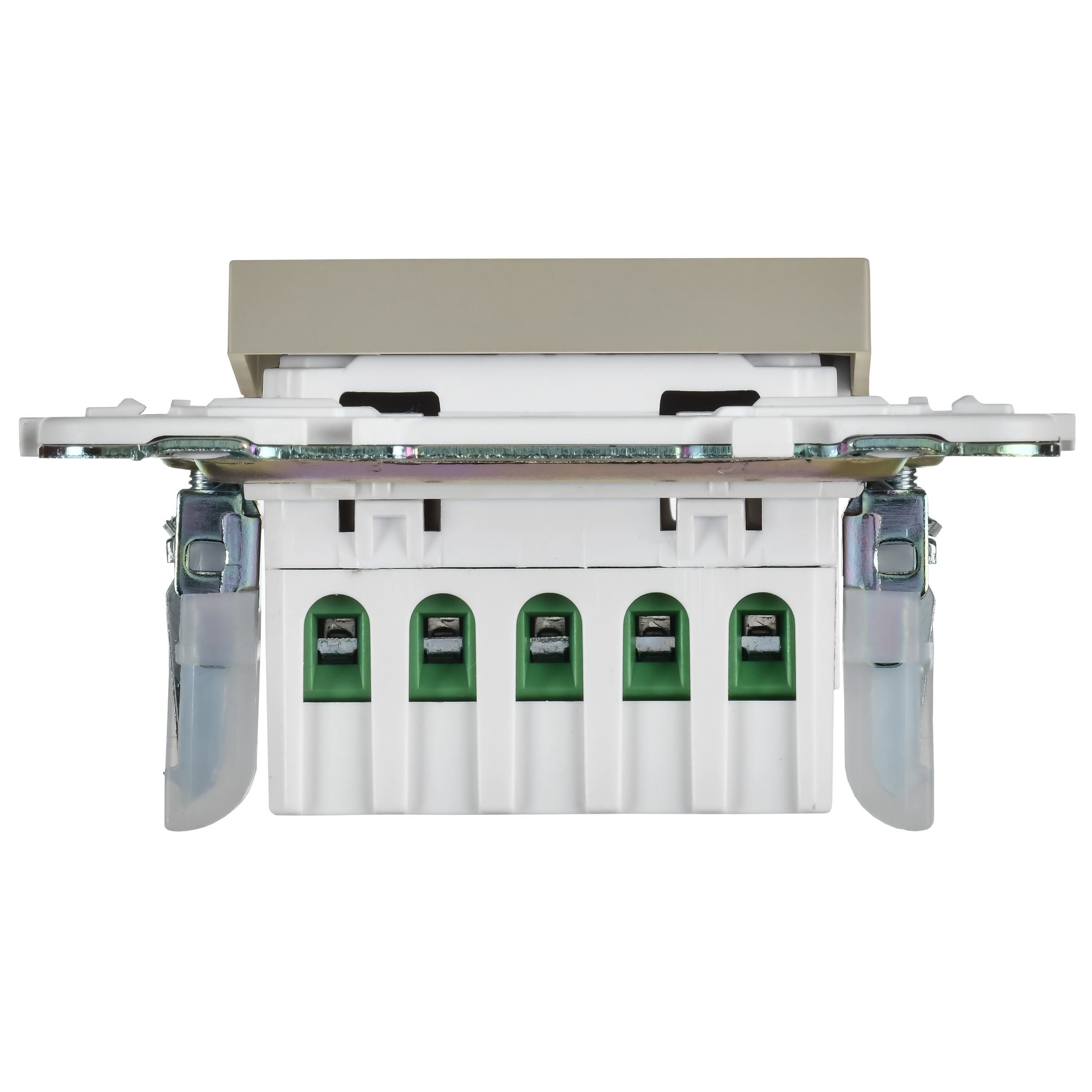 SKANDY Кнопка звонка с индикацией для отелей 10А SK-V17B бежевый IEK