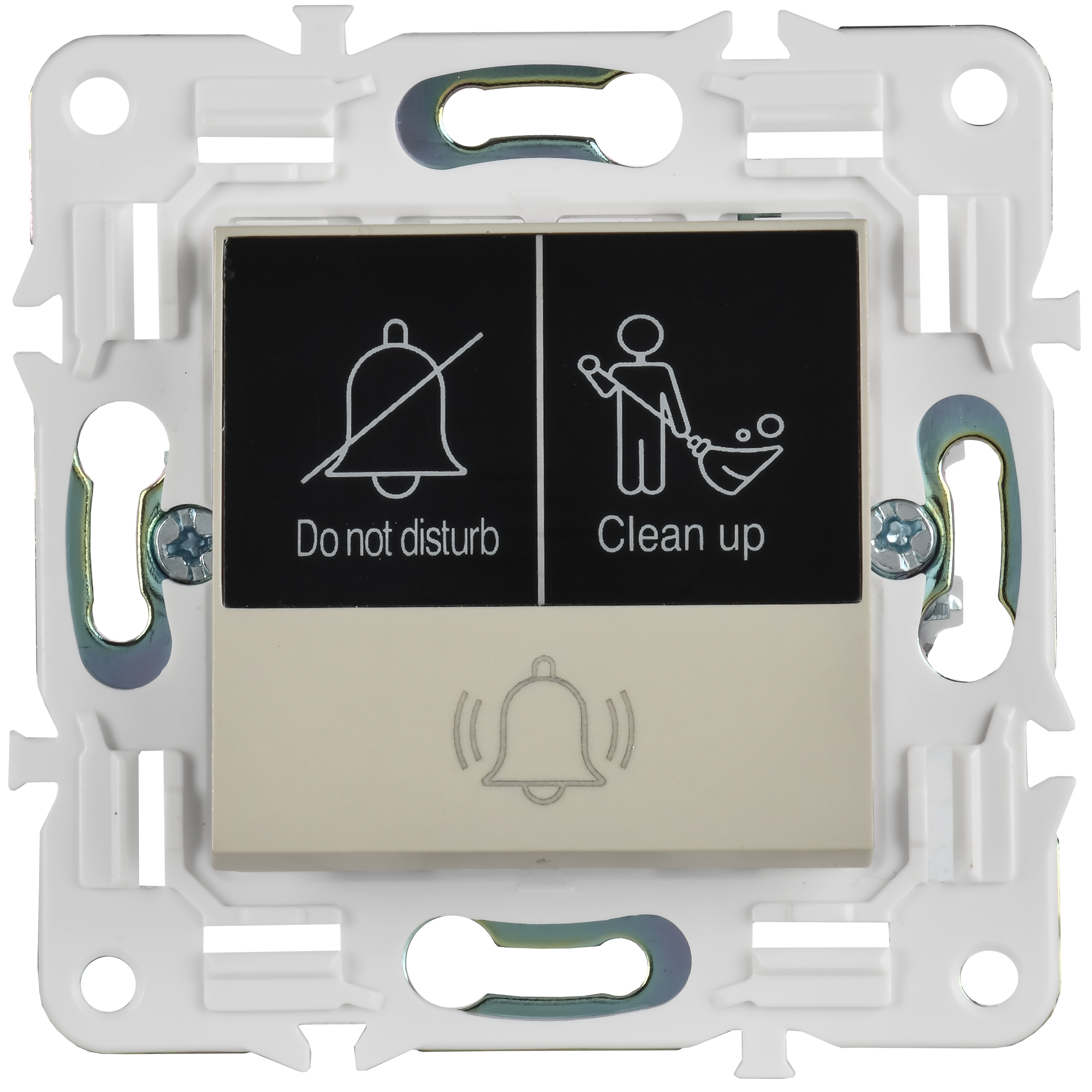 SKANDY Кнопка звонка с индикацией для отелей 10А SK-V17B бежевый IEK