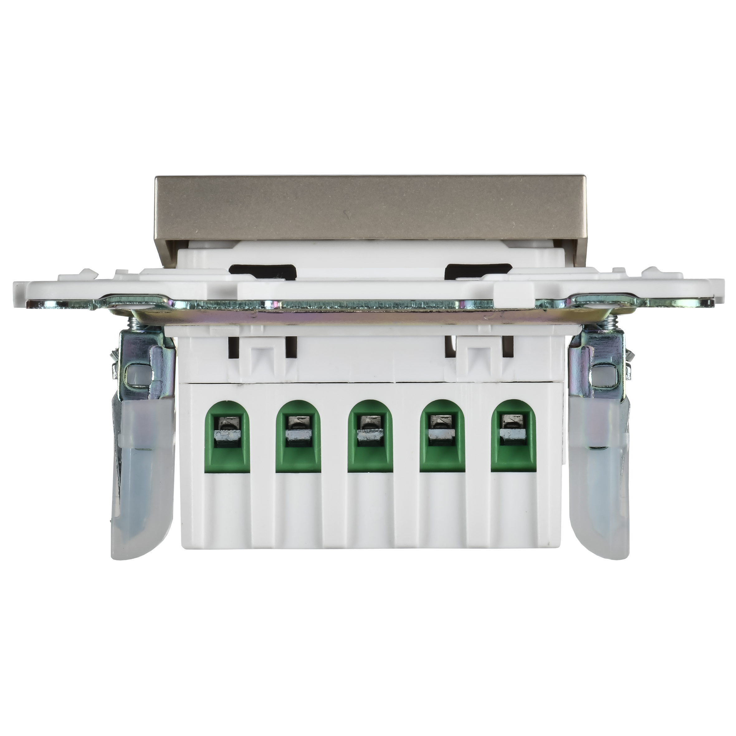 SKANDY Кнопка звонка с индикацией для отелей 10А SK-V17Sh шампань IEK