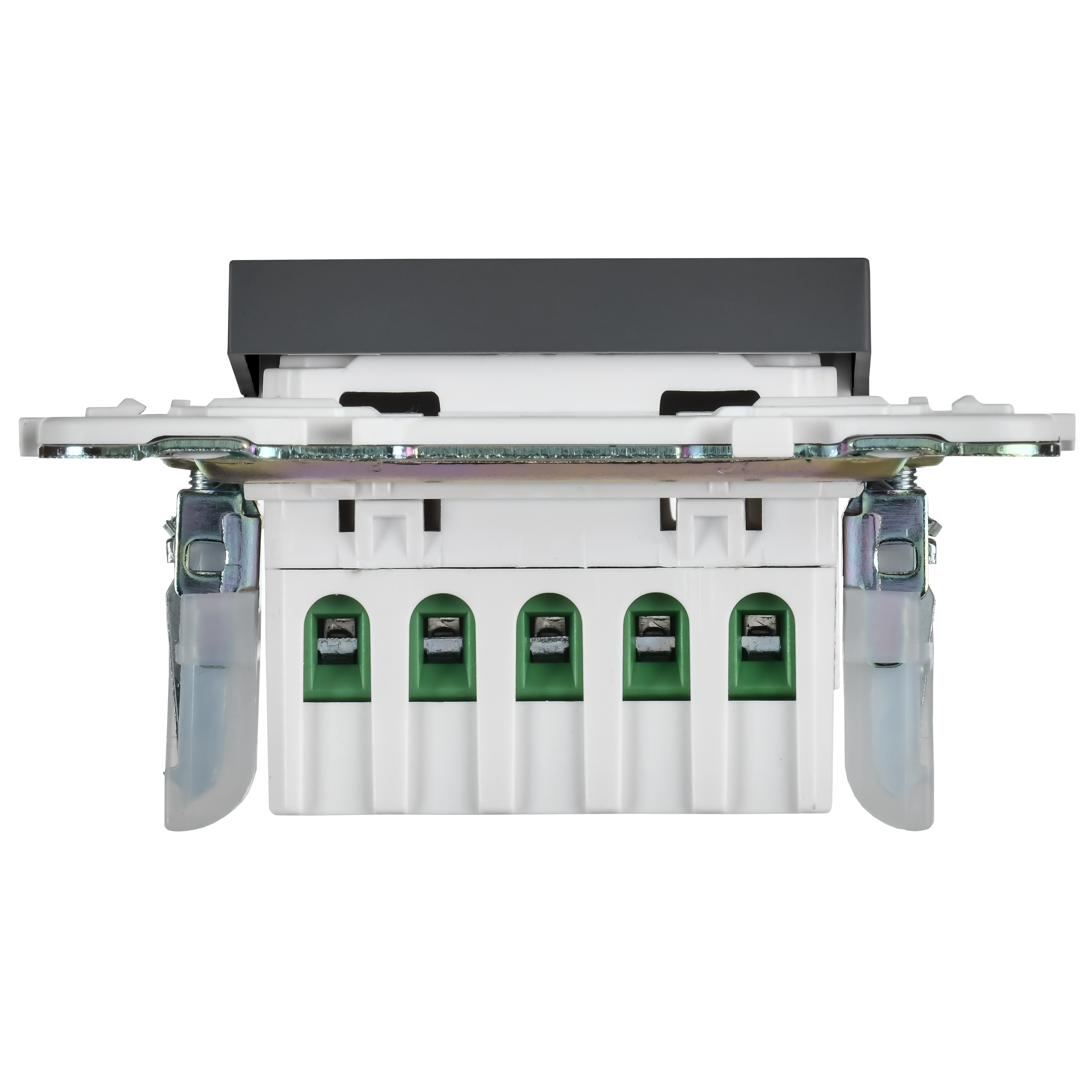 SKANDY Кнопка звонка с индикацией для отелей 10А SK-V17T титан IEK