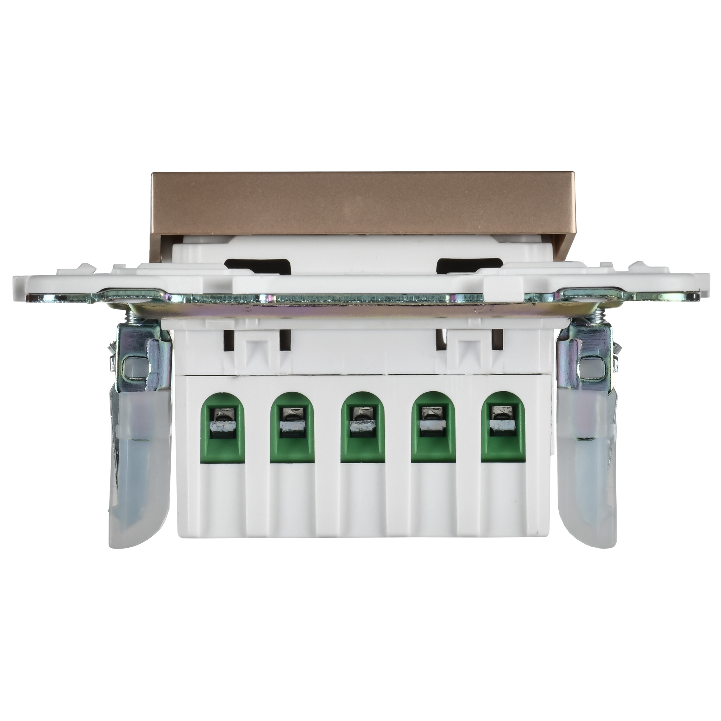 SKANDY Кнопка звонка с индикацией для отелей 10А SK-V17Sa песочный IEK