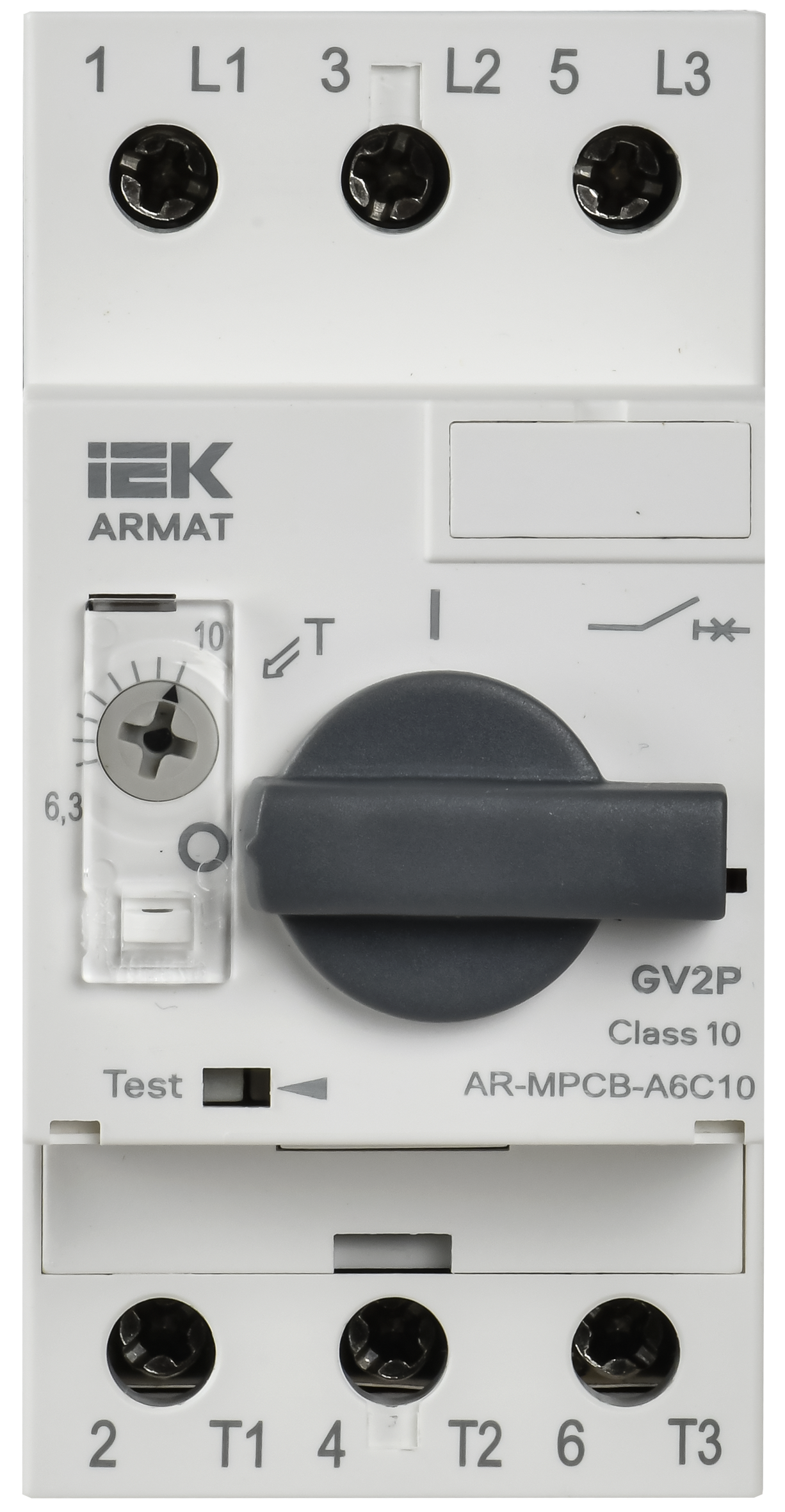 ARMAT Автоматический выключатель защиты двигателя A6 GV2P 6,3-10А IEK