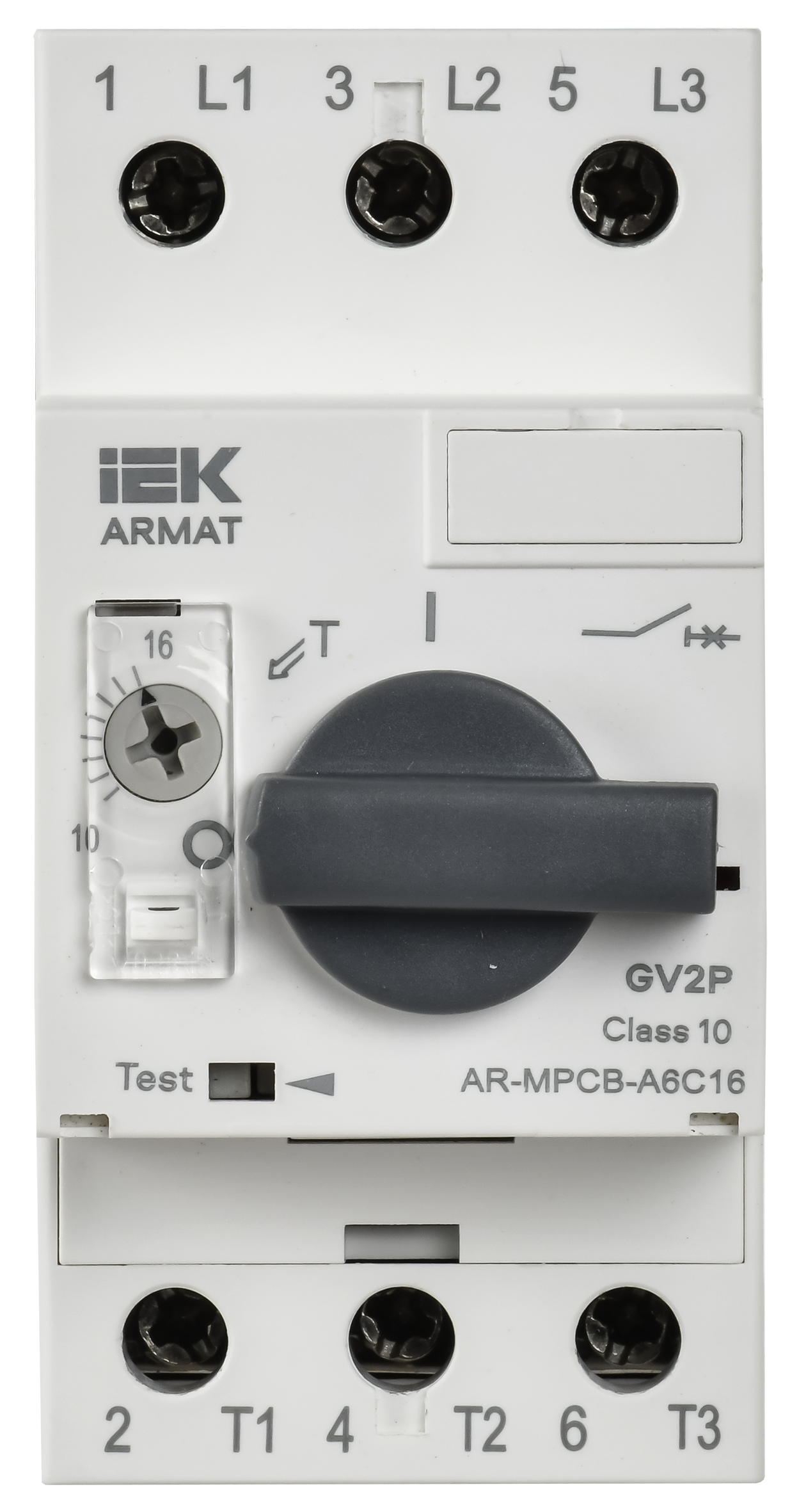 ARMAT Автоматический выключатель защиты двигателя A6 GV2P 10-16А IEK