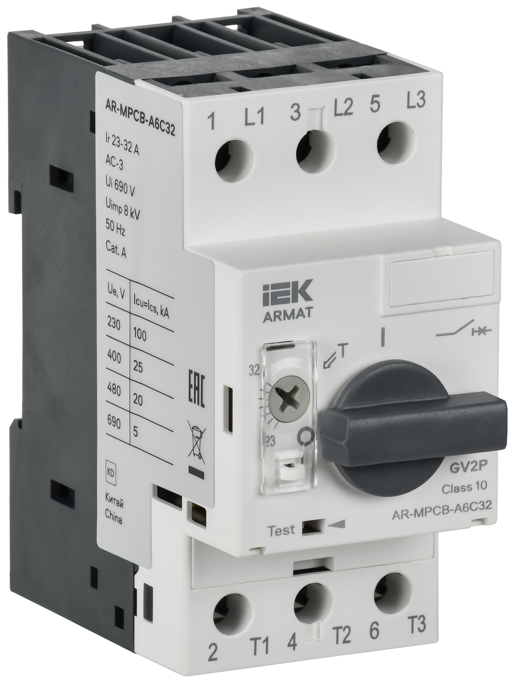 ARMAT Автоматический выключатель защиты двигателя A6 GV2P 23-32А IEK