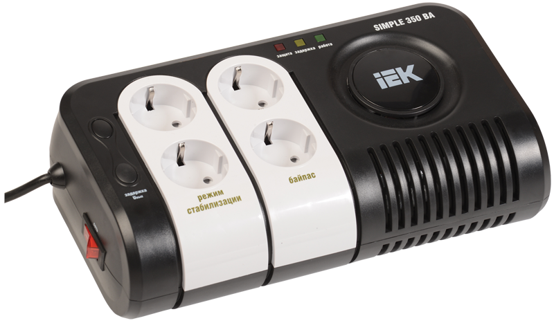 Стабилизатор напряжения серии Simple 0,35 кВА IEK