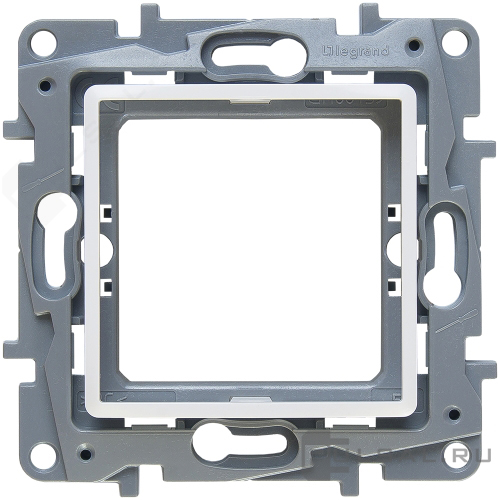 ETIKA Адаптер для механизмов серии Mosaic белый