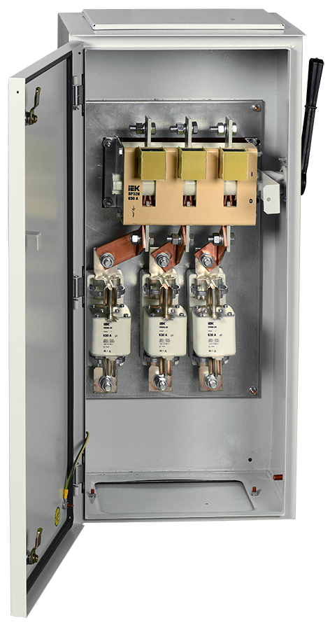 Ящик с рубильником и предохранителями ЯРП-630А-1 У1 IP54 IEK