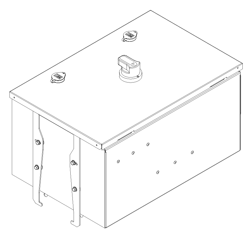 LINEBAR Коробка отбора мощности типа Plug-in 500А Al 3L+N+PER IP55 с предустановленным автоматическим выключателем IEK